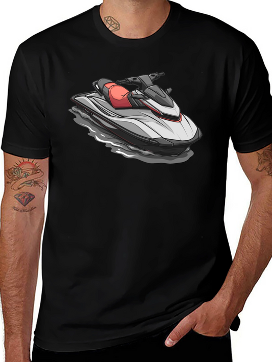 Jet Ski Graphic T-Shirt - Ride the Waves in Style!