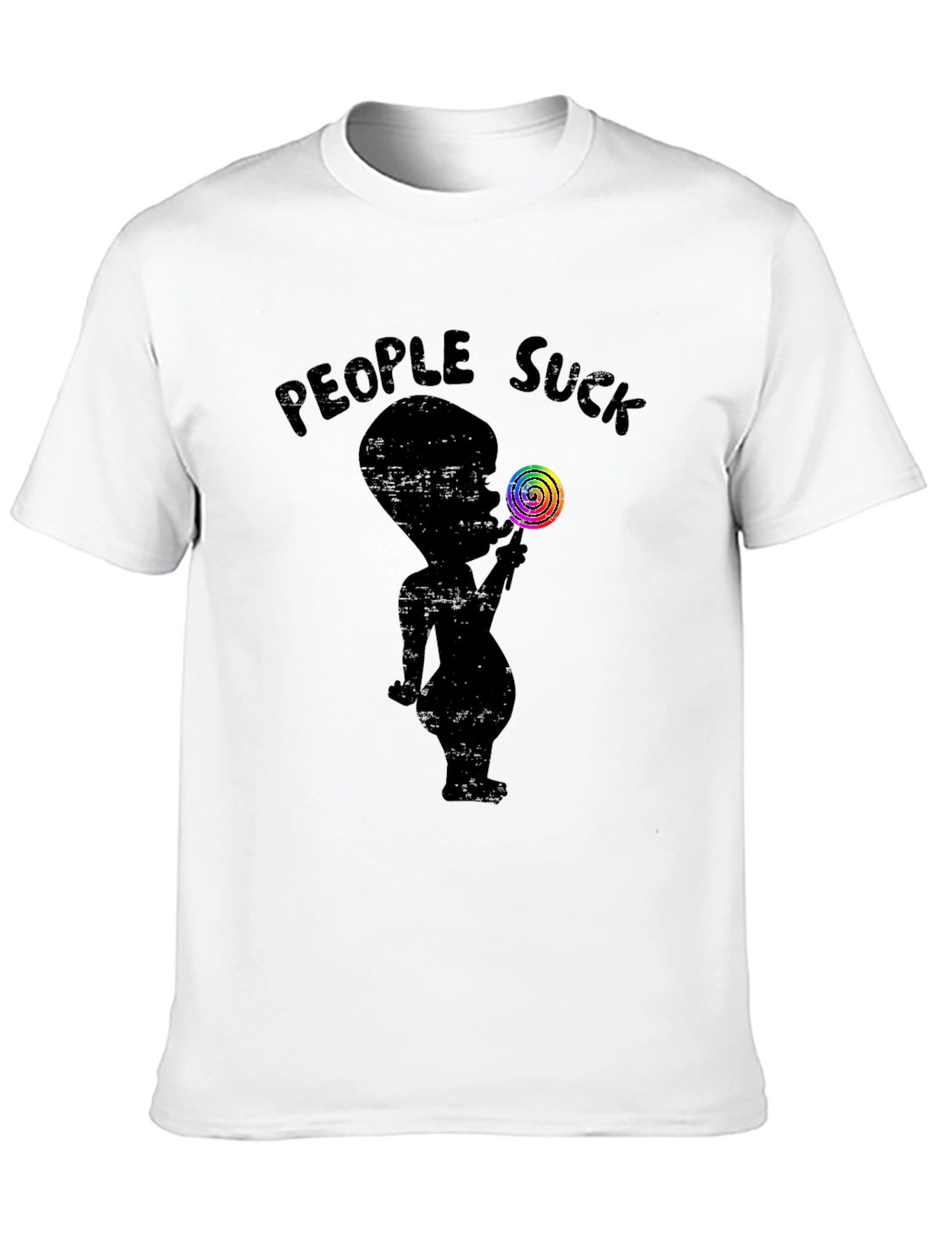People Suck Lollipop Graphic Tee
