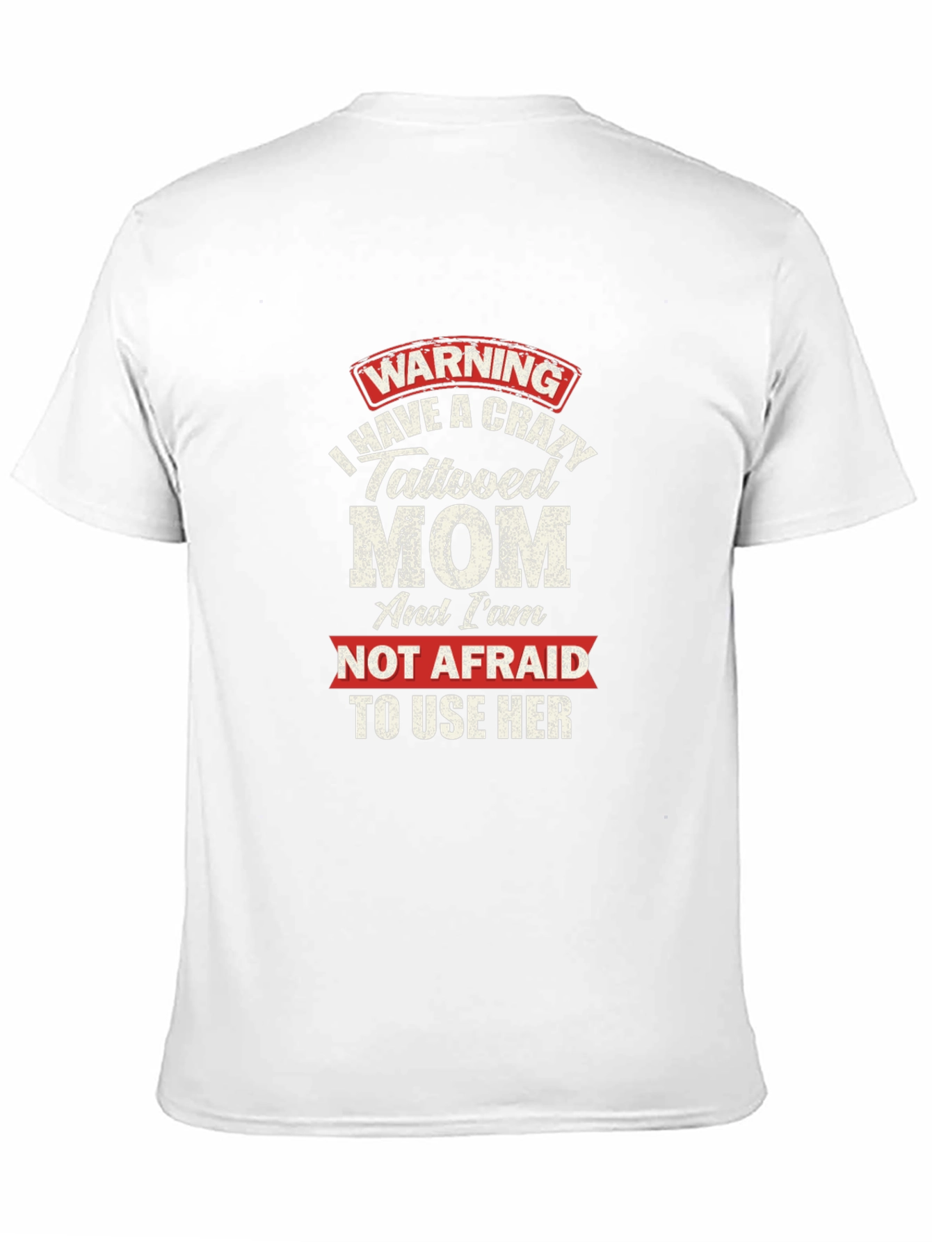 Crazy Tattooed Mom Graphic Tee - Novelty Gift T-Shirt