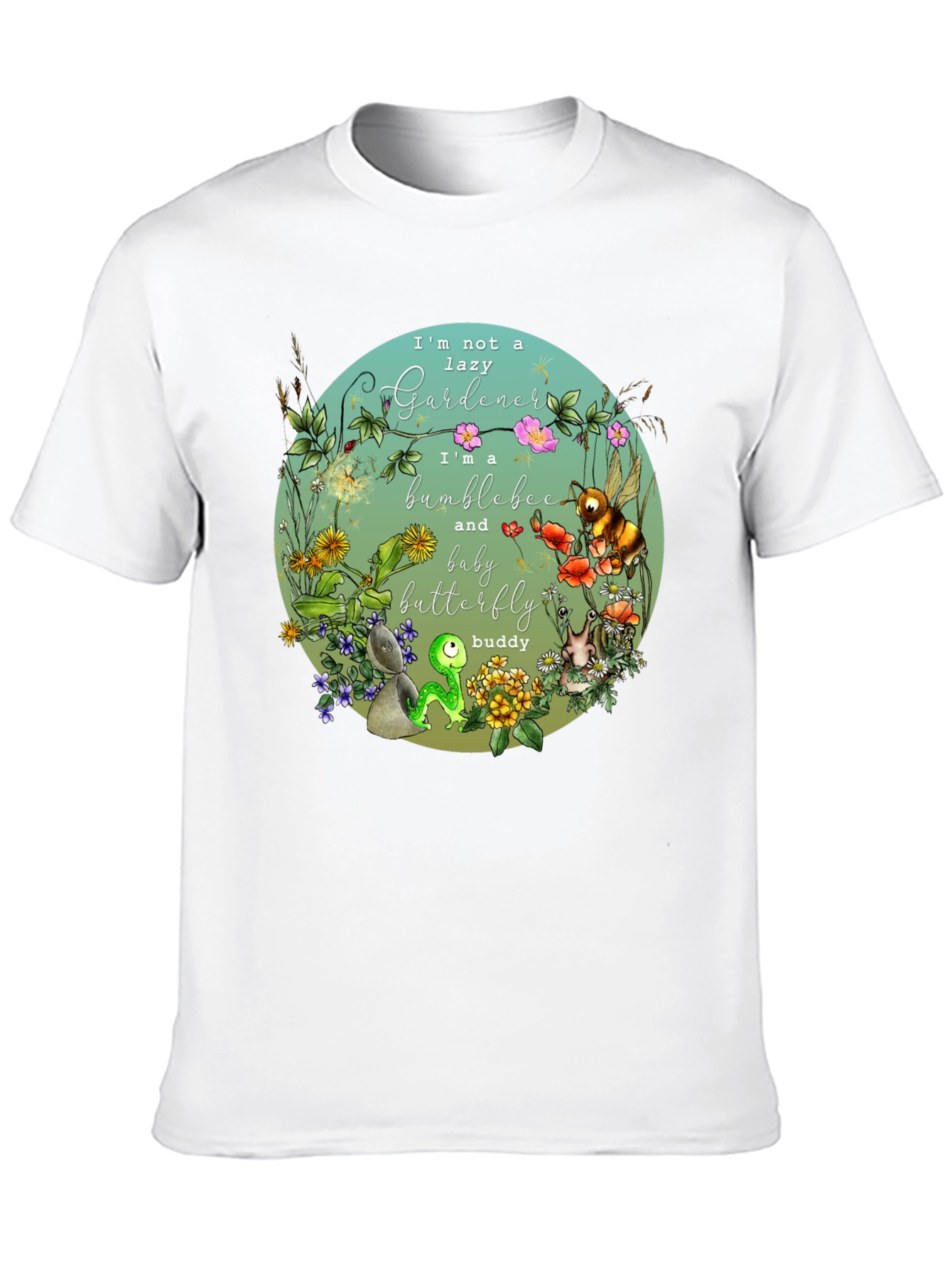 Bumblebee Gardener Graphic T-Shirt