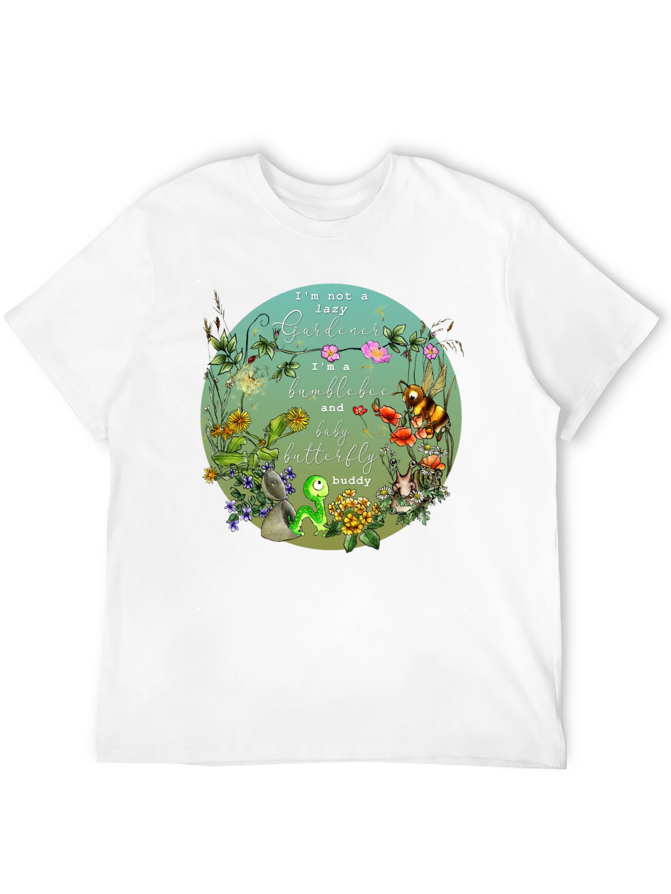 Bumblebee Gardener Graphic T-Shirt