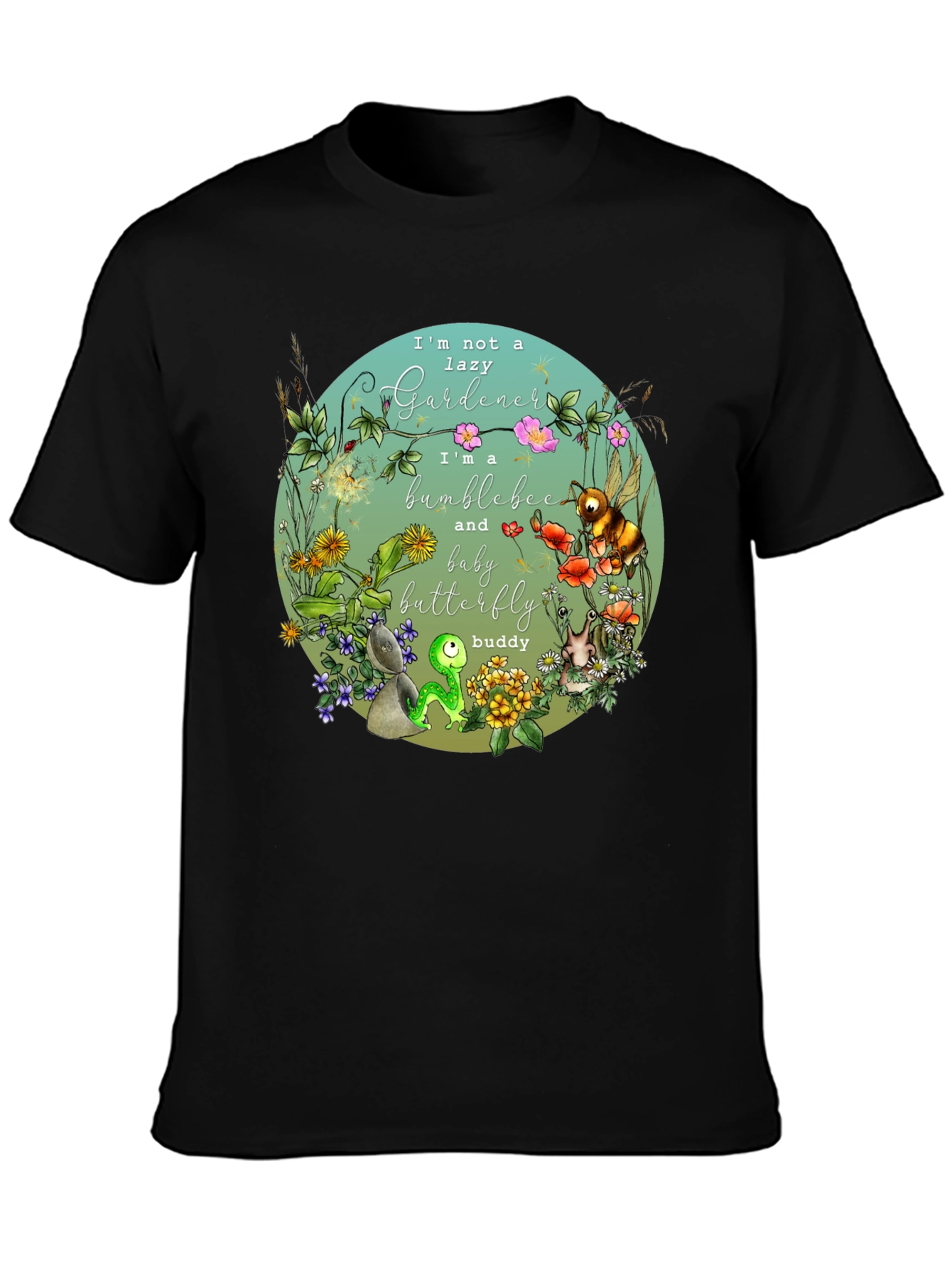 Bumblebee Gardener Graphic T-Shirt