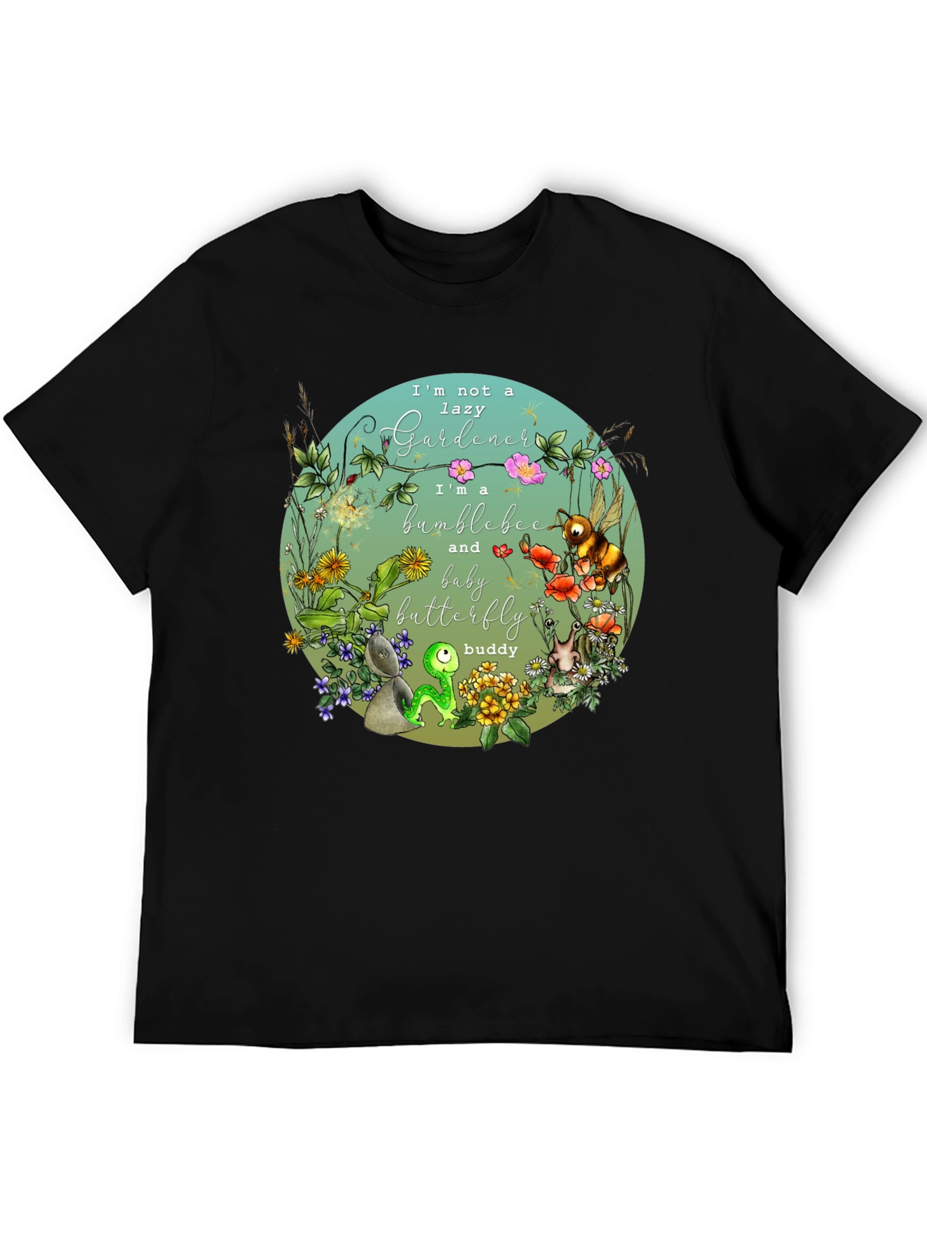Bumblebee Gardener Graphic T-Shirt