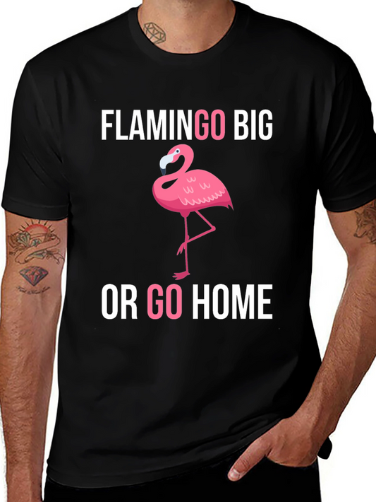 Flamingo Big or Go Home Graphic Tee
