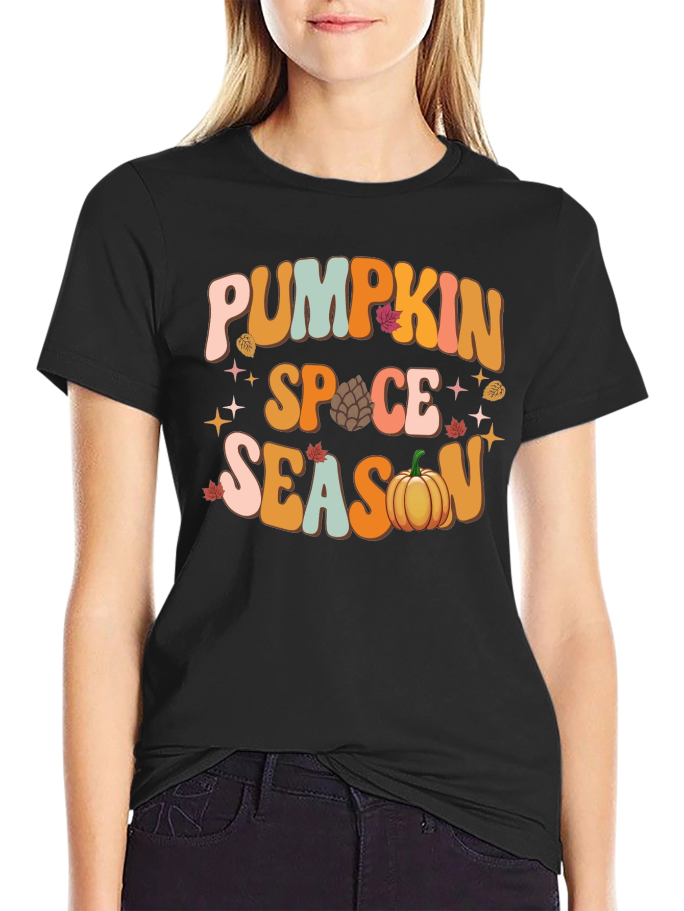 Pumpkin Spice Season Graphic T-Shirt