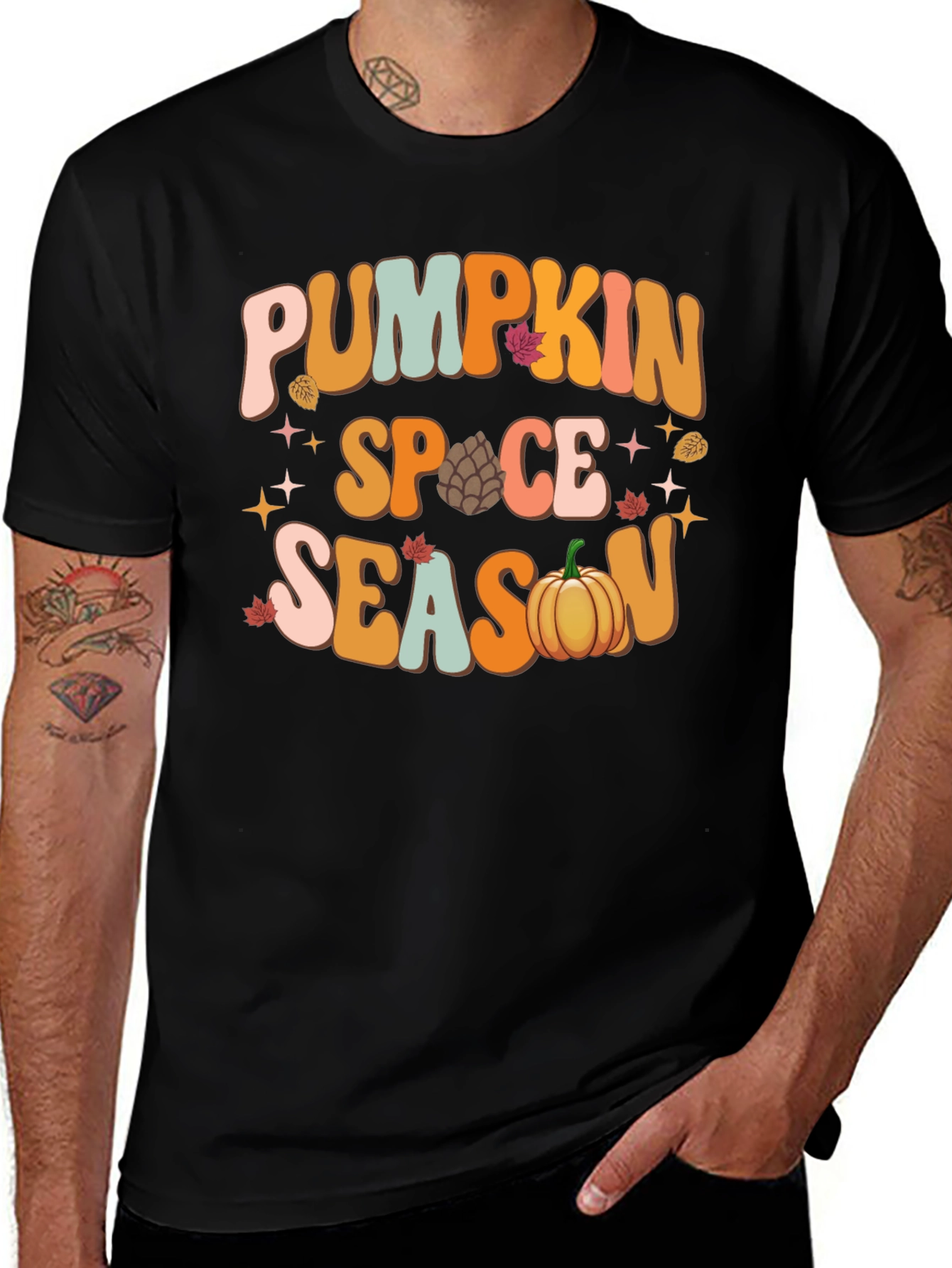 Pumpkin Spice Season Graphic T-Shirt