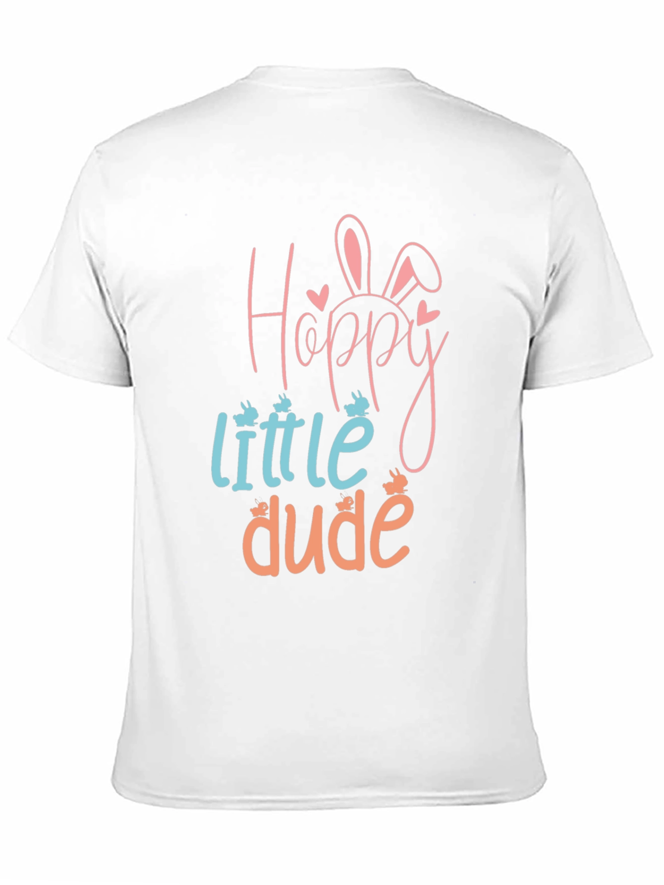 Hoppy Little Dude Easter Graphic Tee - Black