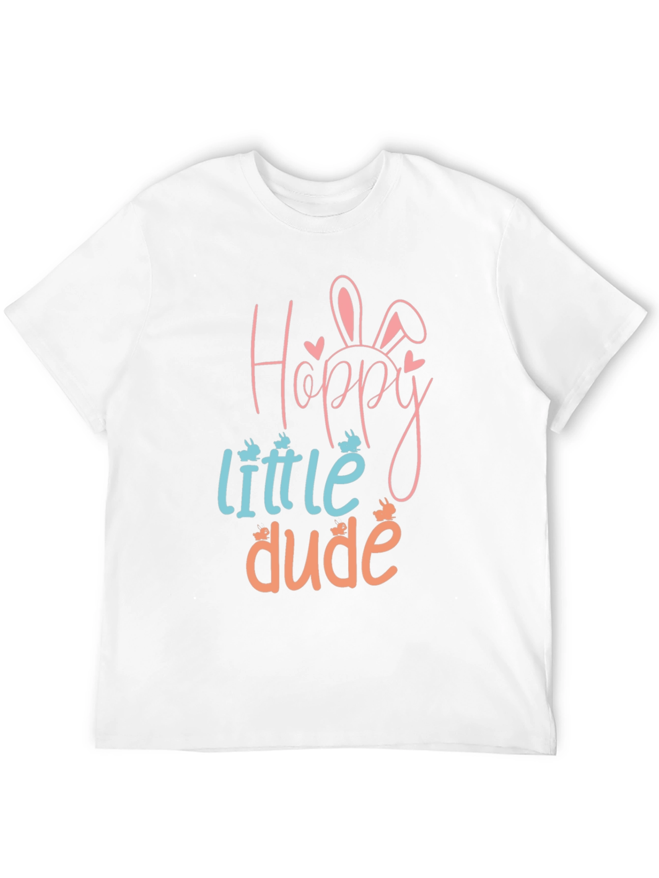Hoppy Little Dude Easter Graphic Tee - Black