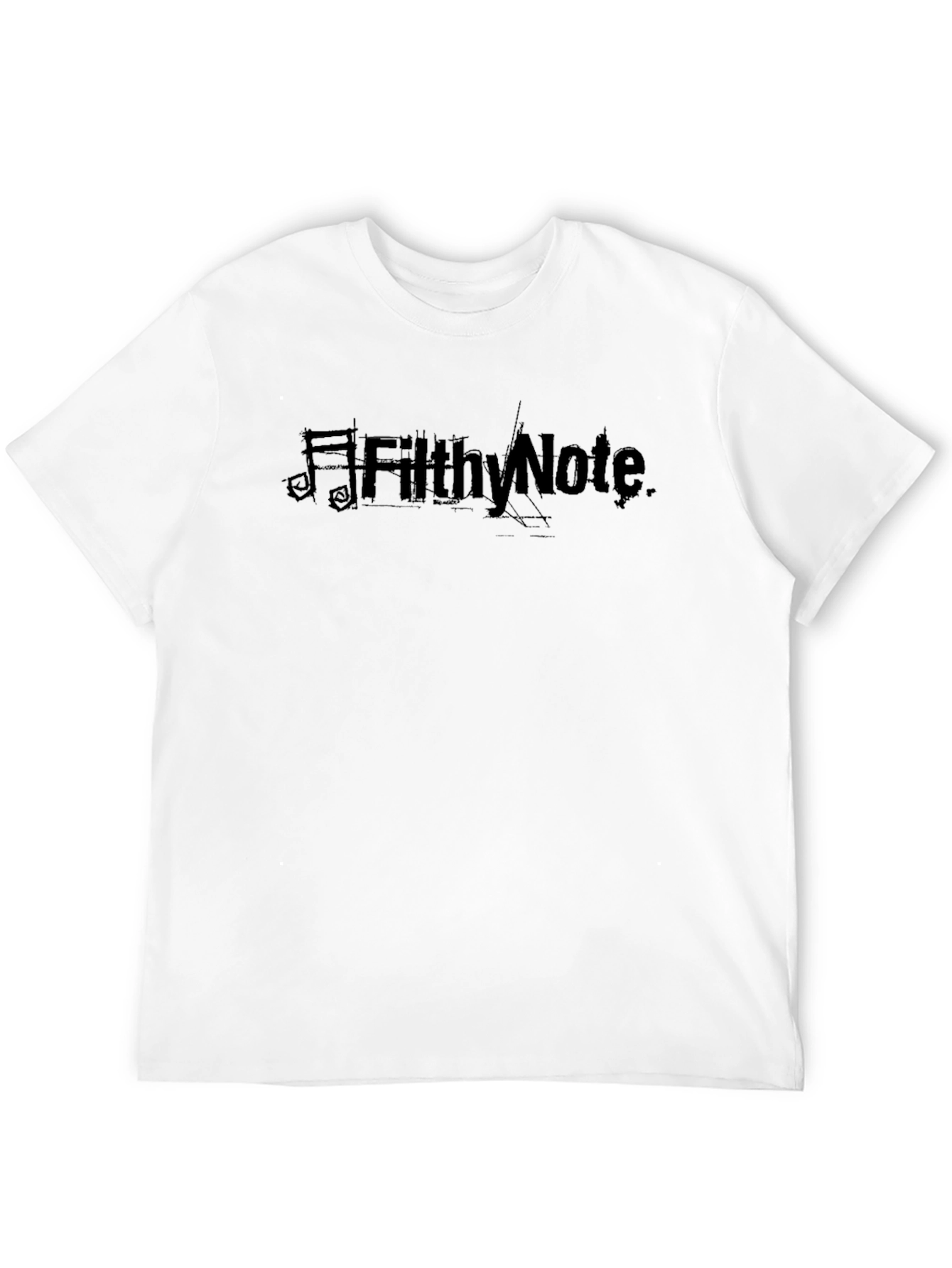 Filthy Note Graphic Tee - Black