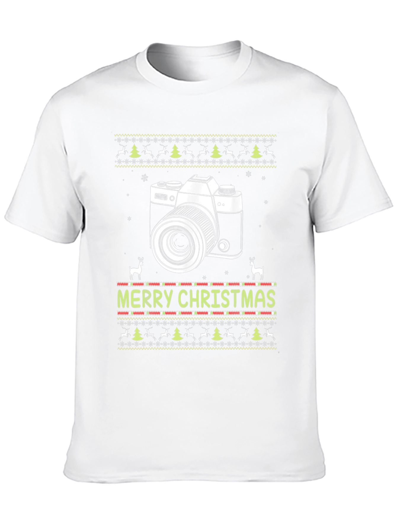 Photographer Christmas Ugly Sweater T-Shirt