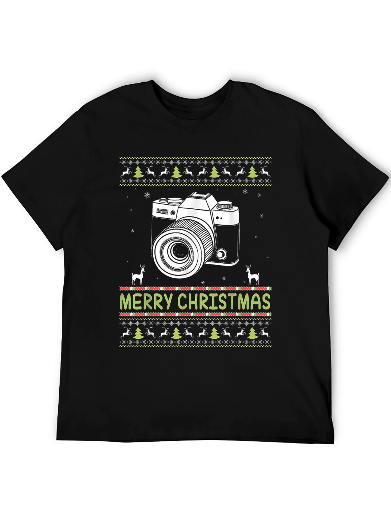 Photographer Christmas Ugly Sweater T-Shirt