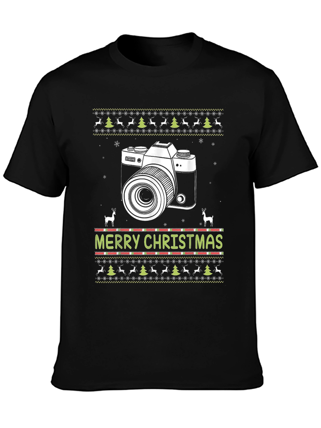 Photographer Christmas Ugly Sweater T-Shirt