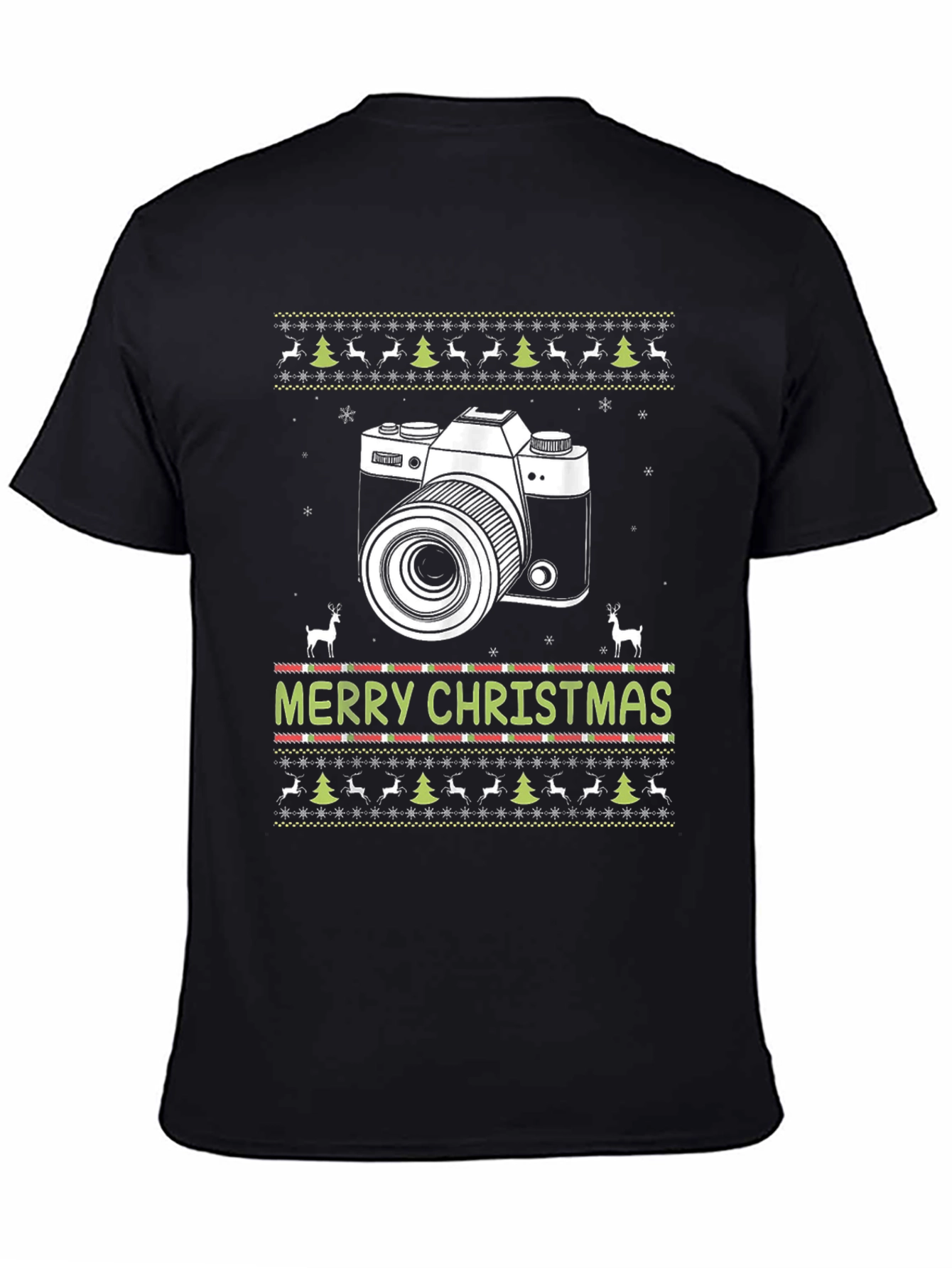 Photographer Christmas Ugly Sweater T-Shirt