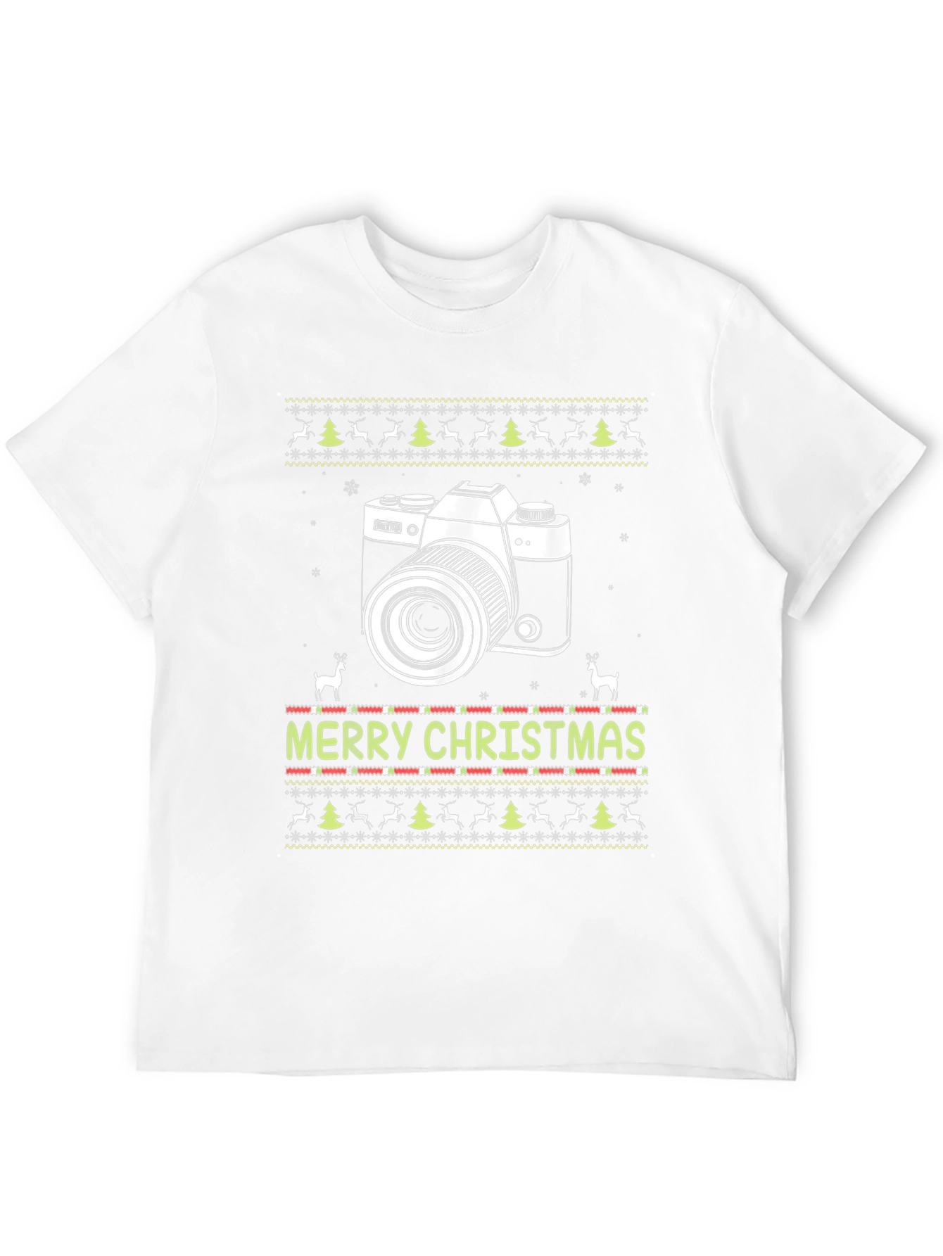 Photographer Christmas Ugly Sweater T-Shirt