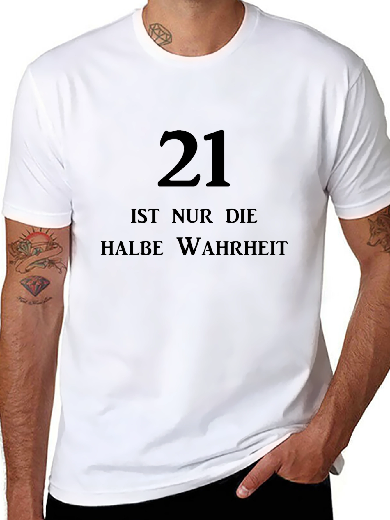 21 Half Truth Graphic T-Shirt