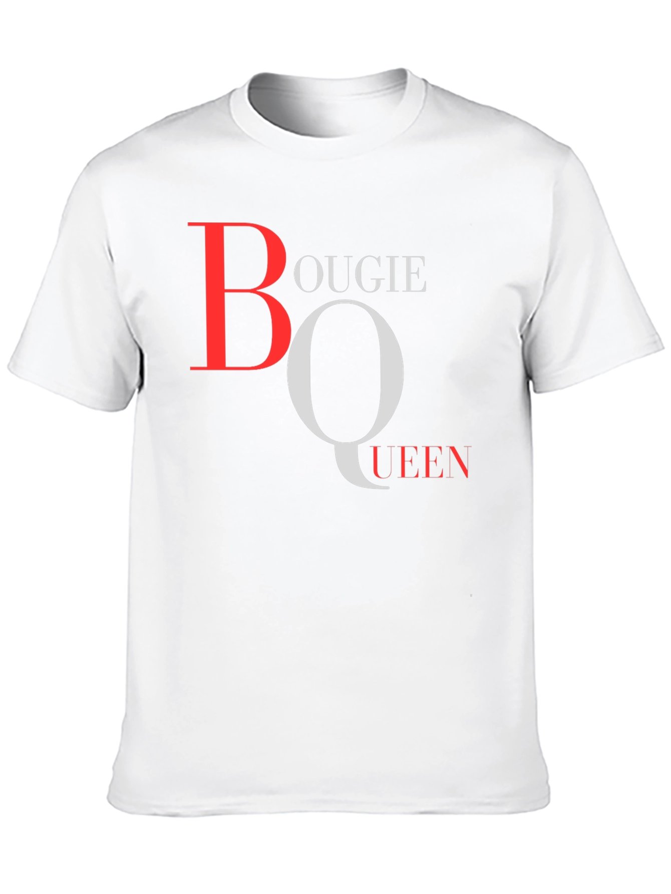 Bougie Queen Graphic T-Shirt - Stylish Crew Neck Tee