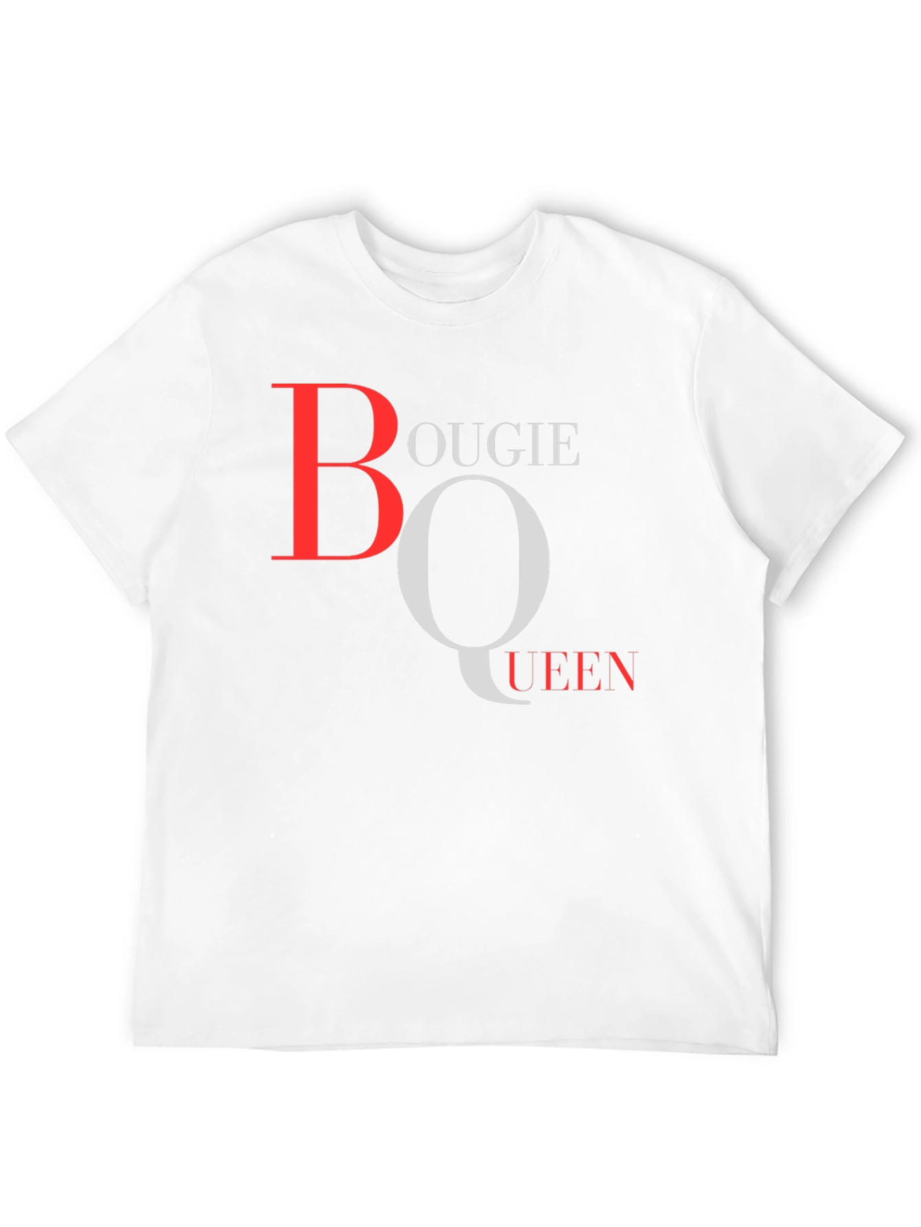 Bougie Queen Graphic T-Shirt - Stylish Crew Neck Tee