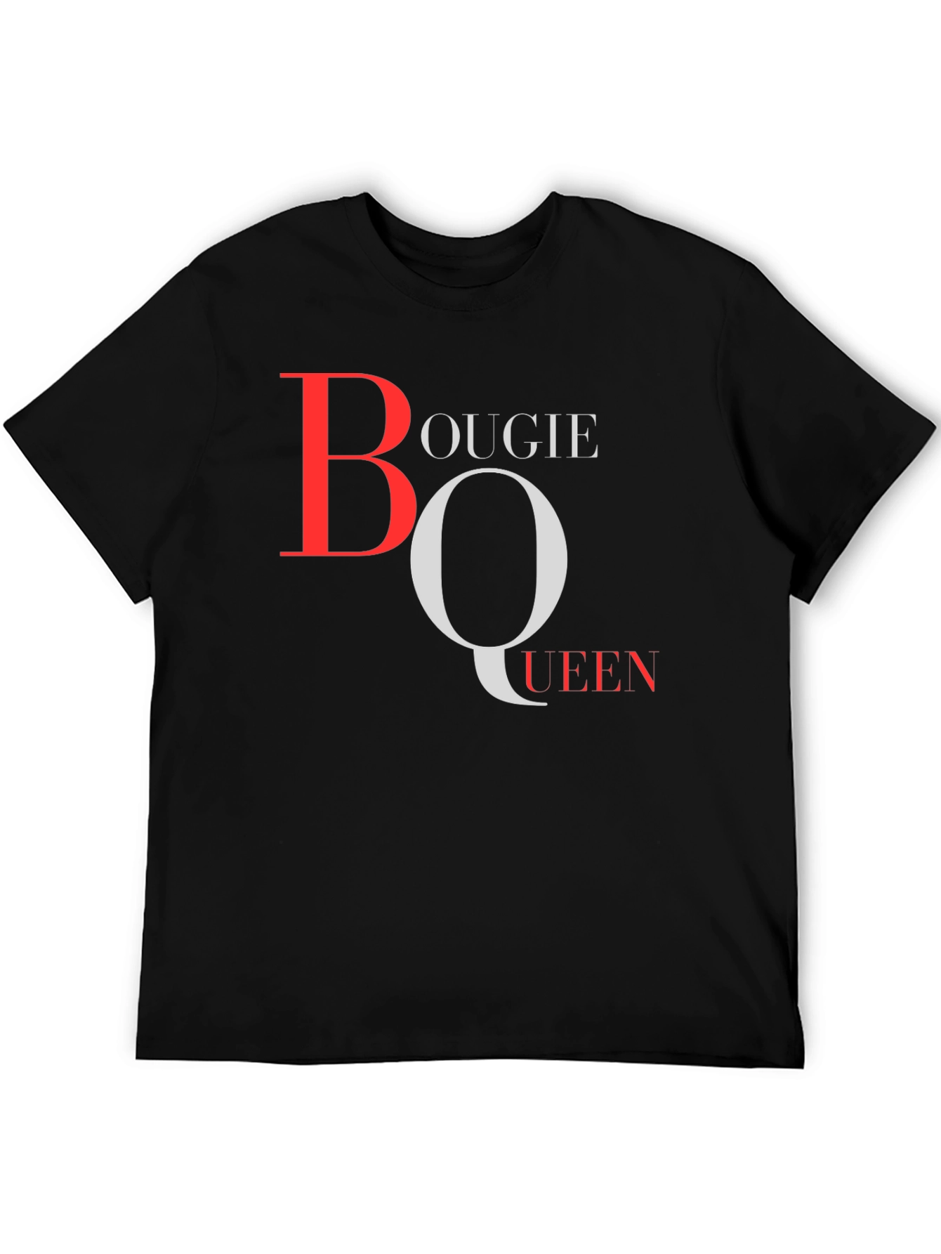 Bougie Queen Graphic T-Shirt - Stylish Crew Neck Tee