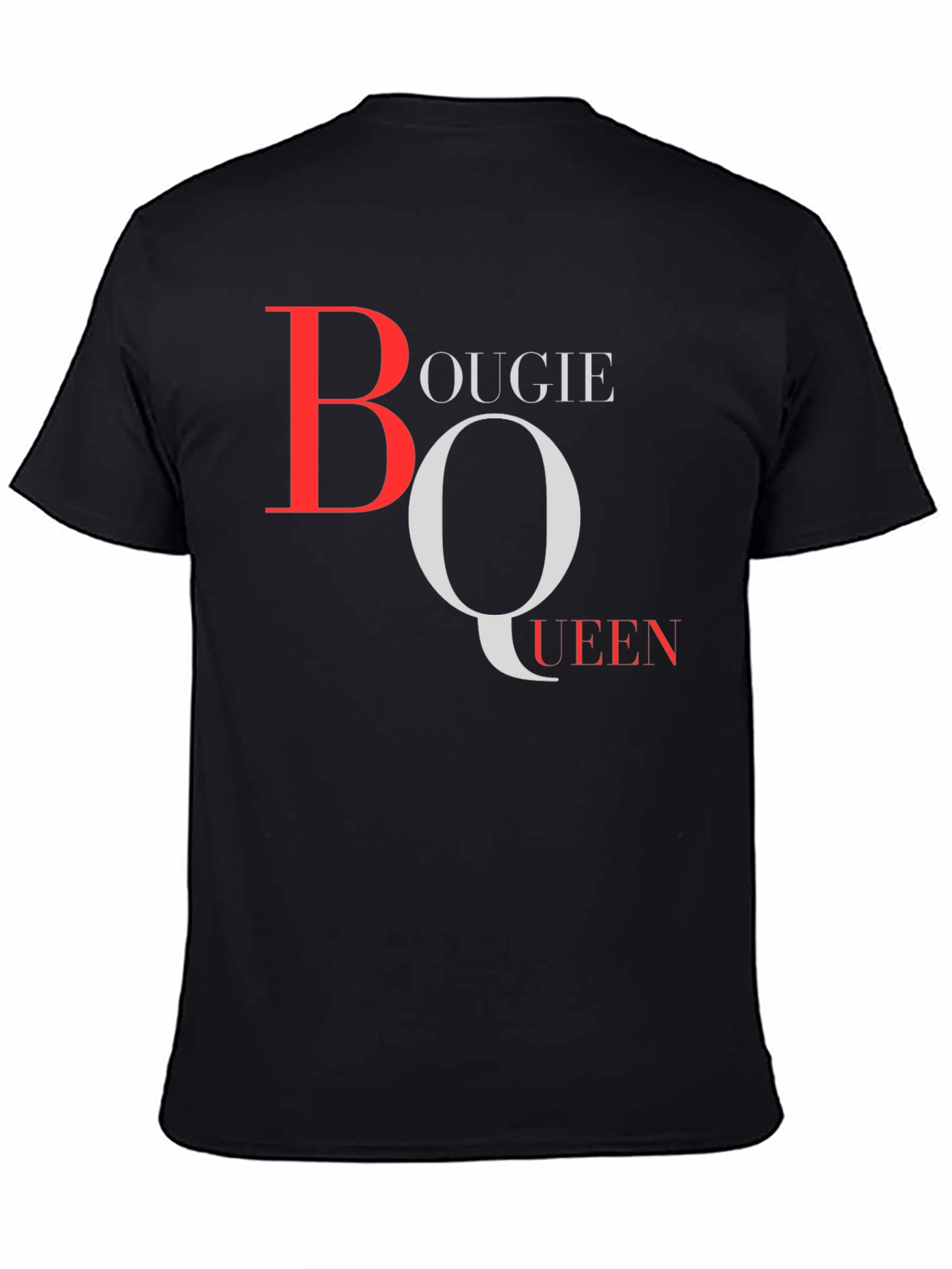 Bougie Queen Graphic T-Shirt - Stylish Crew Neck Tee