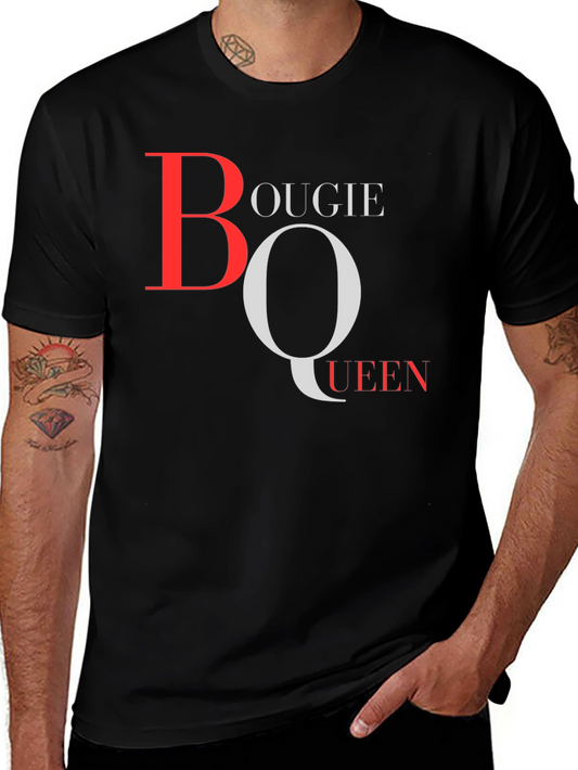 Bougie Queen Graphic T-Shirt - Stylish Crew Neck Tee