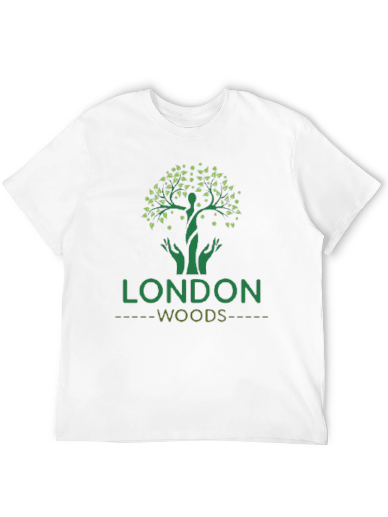 London Woods Tree Graphic Black T-Shirt