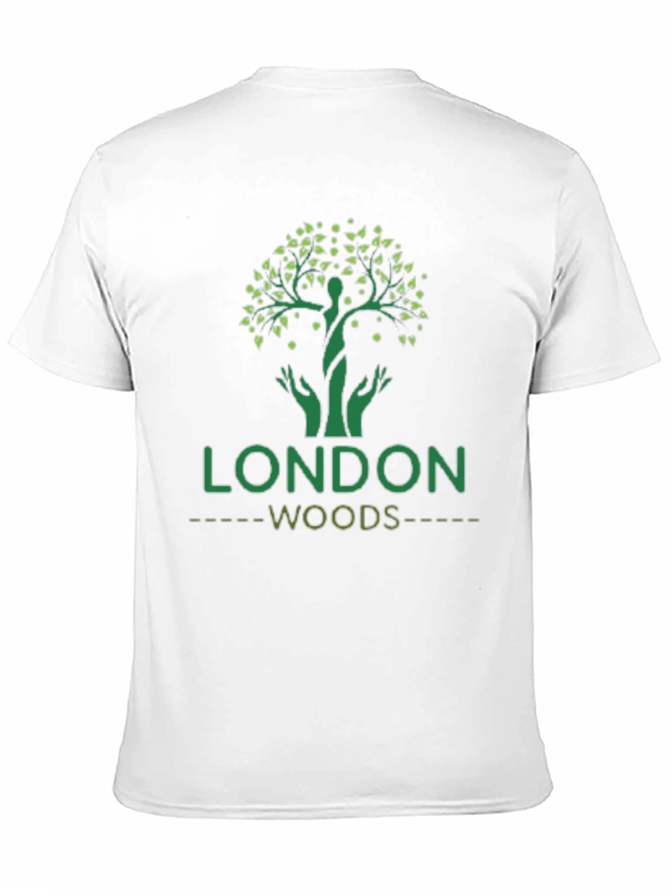 London Woods Tree Graphic Black T-Shirt