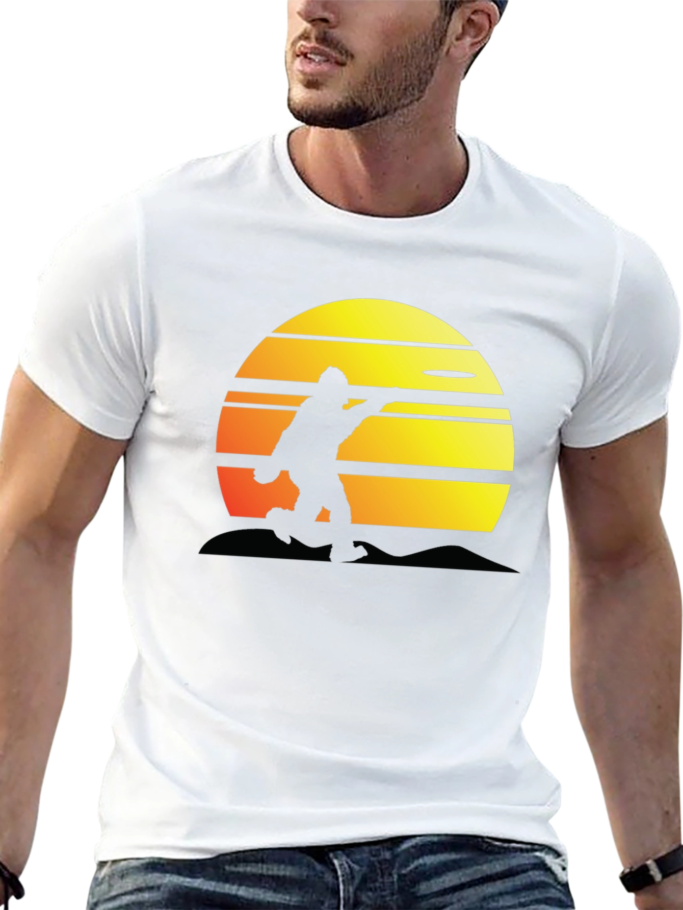 Sasquatch Sunset Frisbee T-Shirt