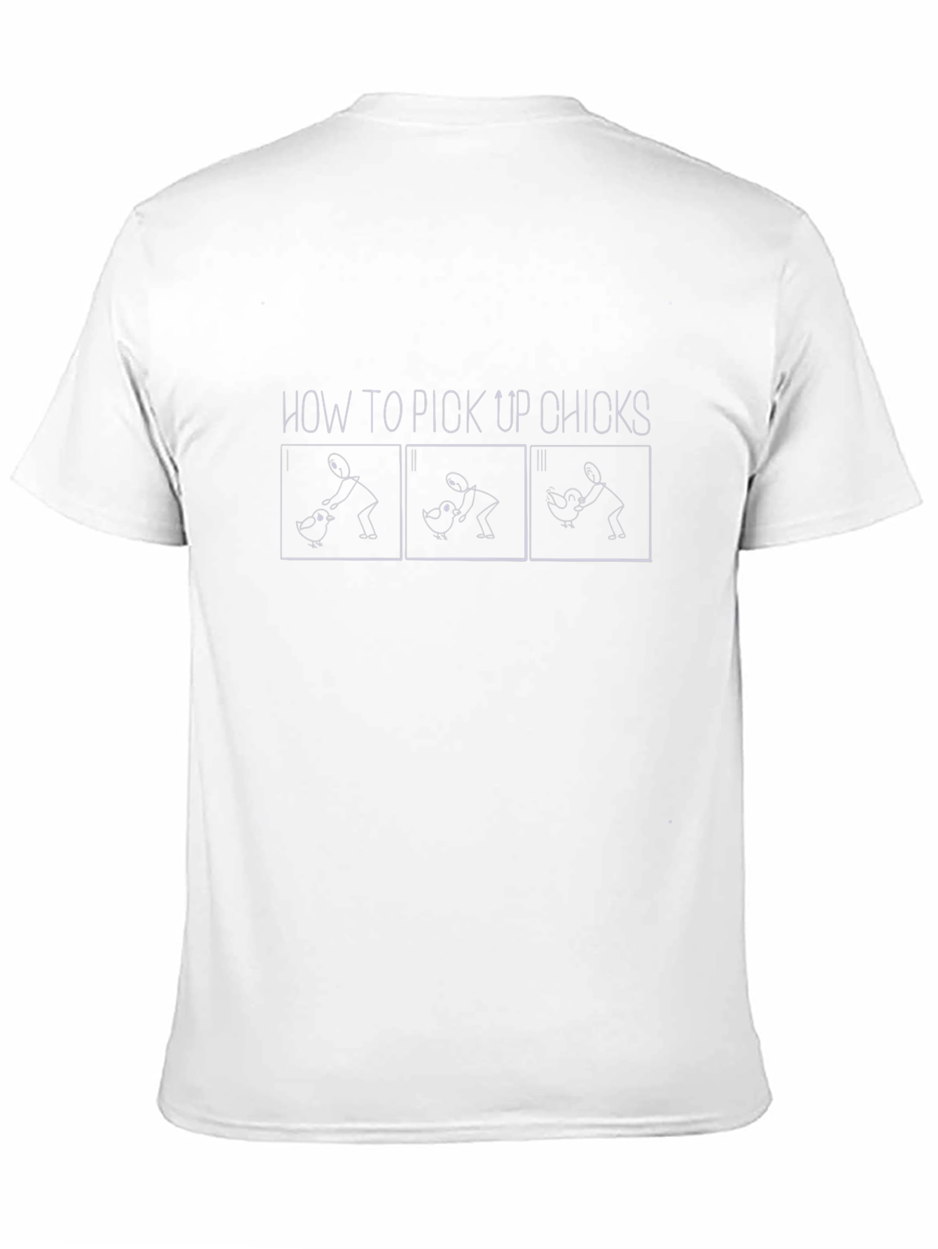 Funny How to Pick Up Chicks Graphic Tee