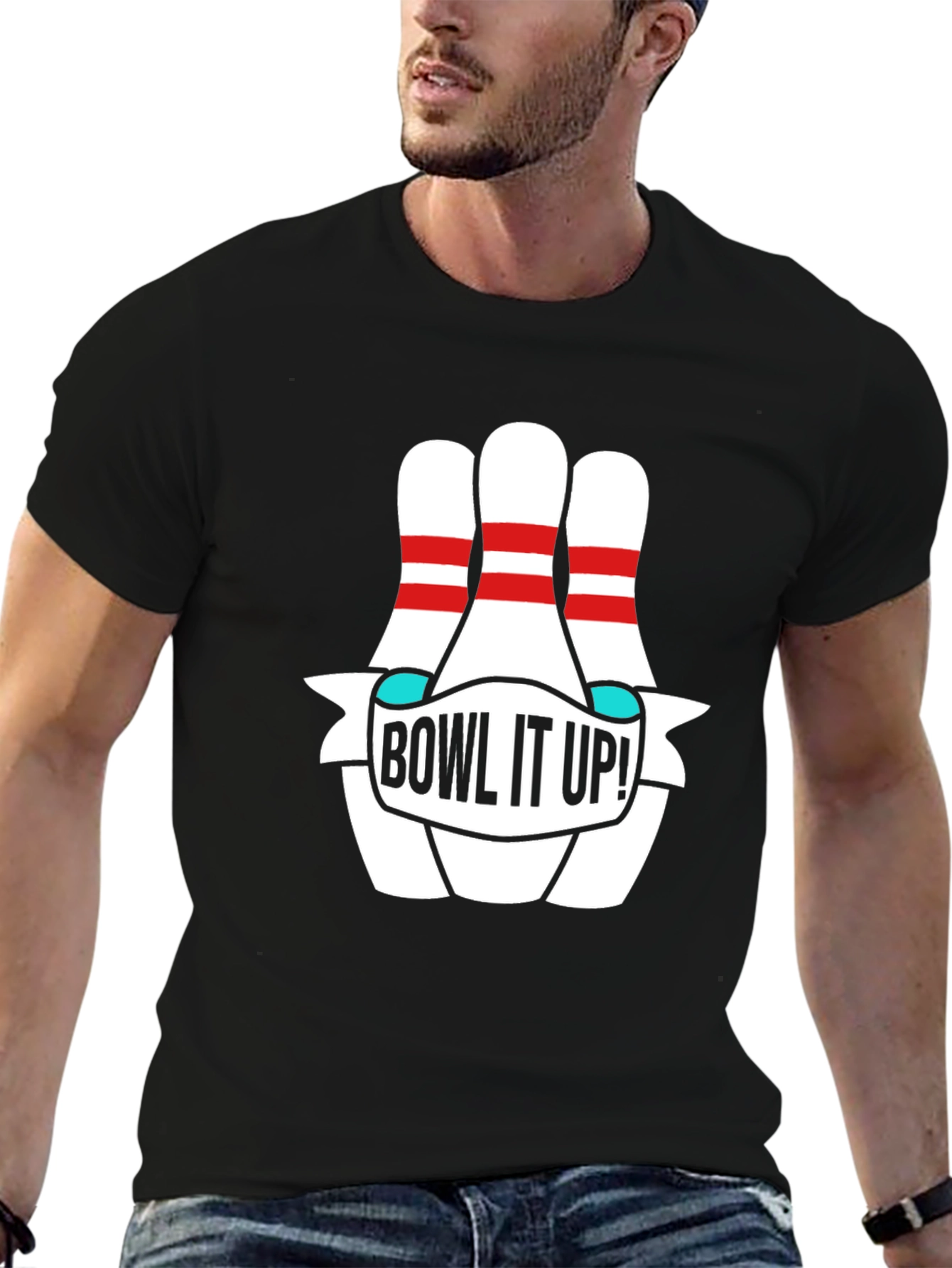 Bowl It Up! Bowling Pin Graphic Tee