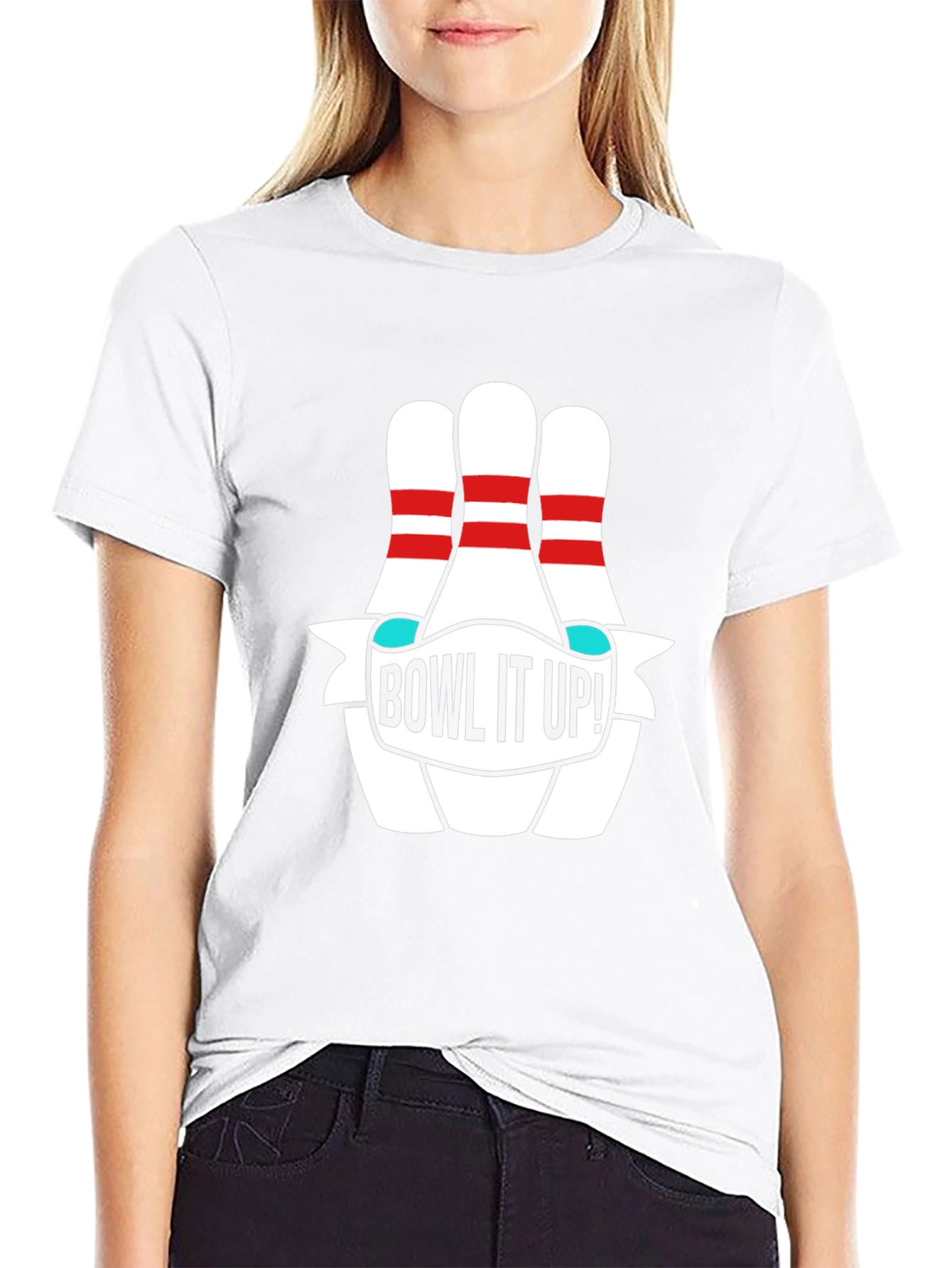 Bowl It Up! Bowling Pin Graphic Tee