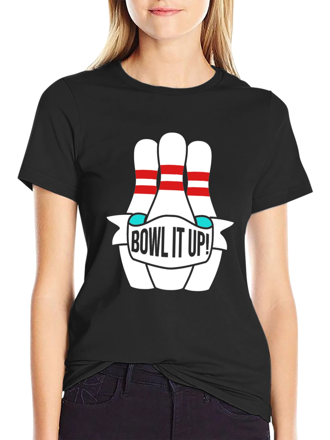 Bowl It Up! Bowling Pin Graphic Tee
