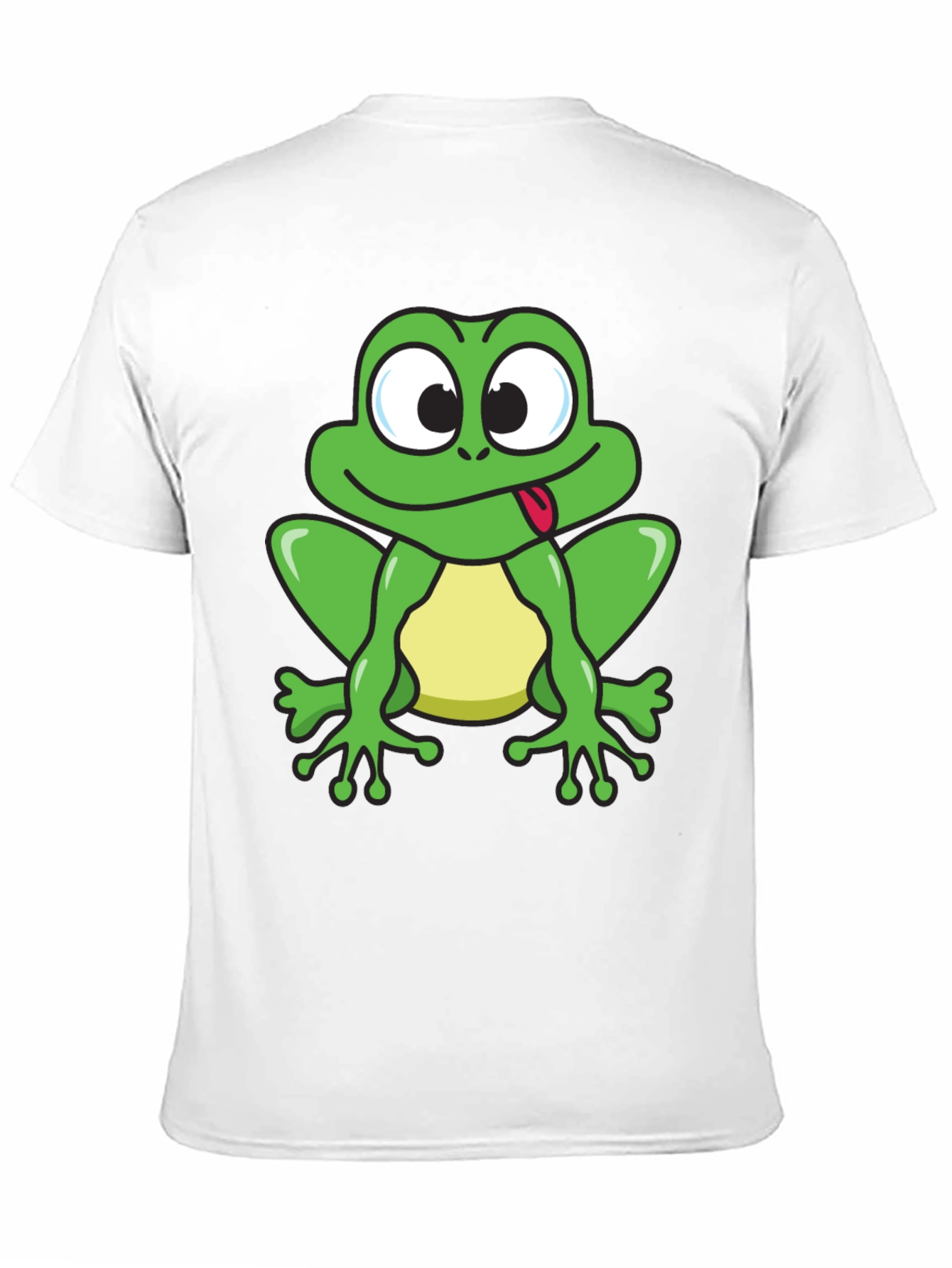 Funny Frog Tongue Out T-Shirt Mens Novelty Tee