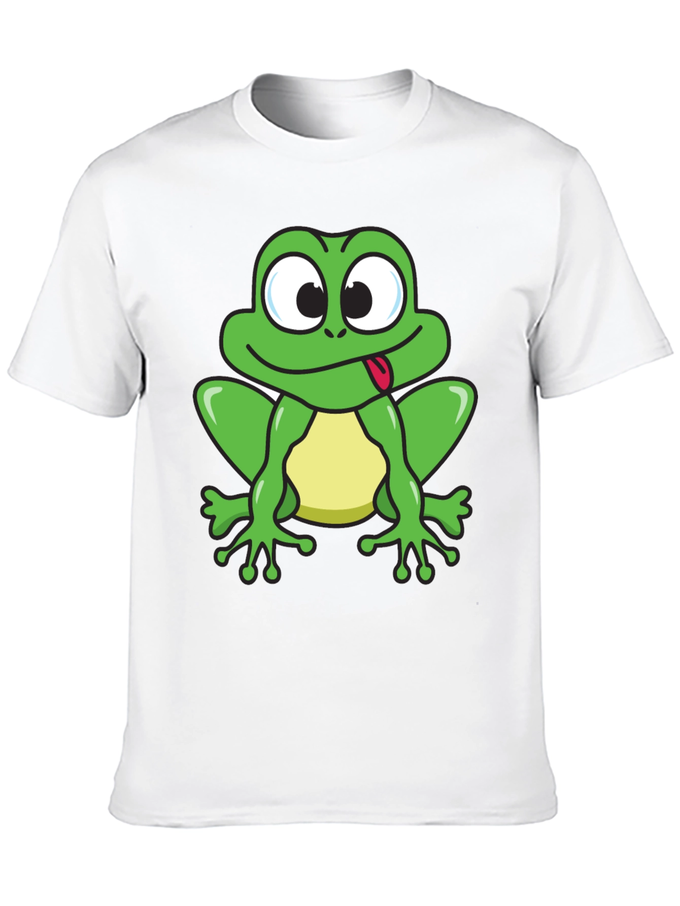 Funny Frog Tongue Out T-Shirt Mens Novelty Tee