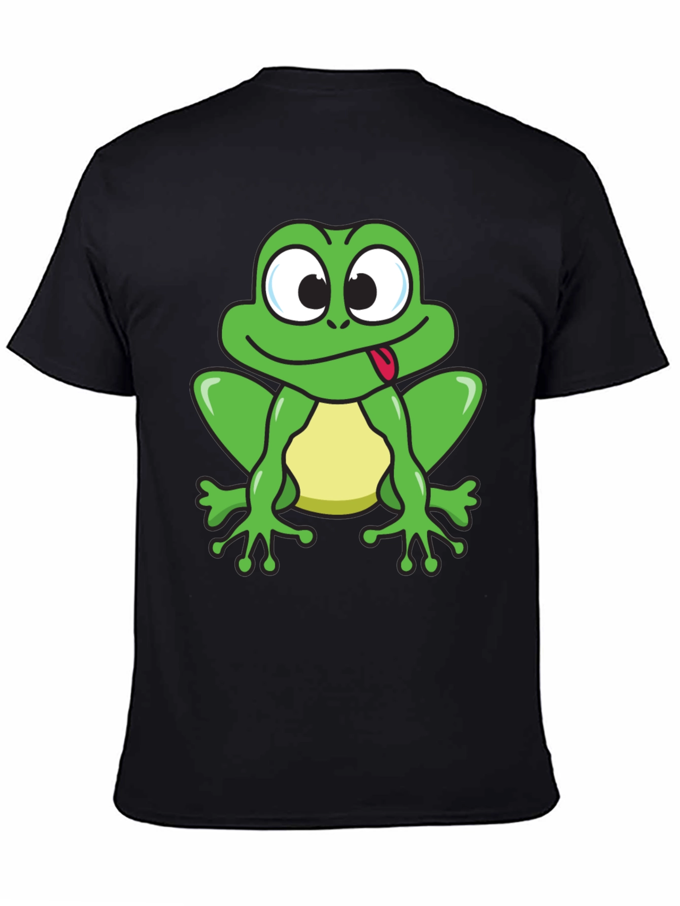 Funny Frog Tongue Out T-Shirt Mens Novelty Tee