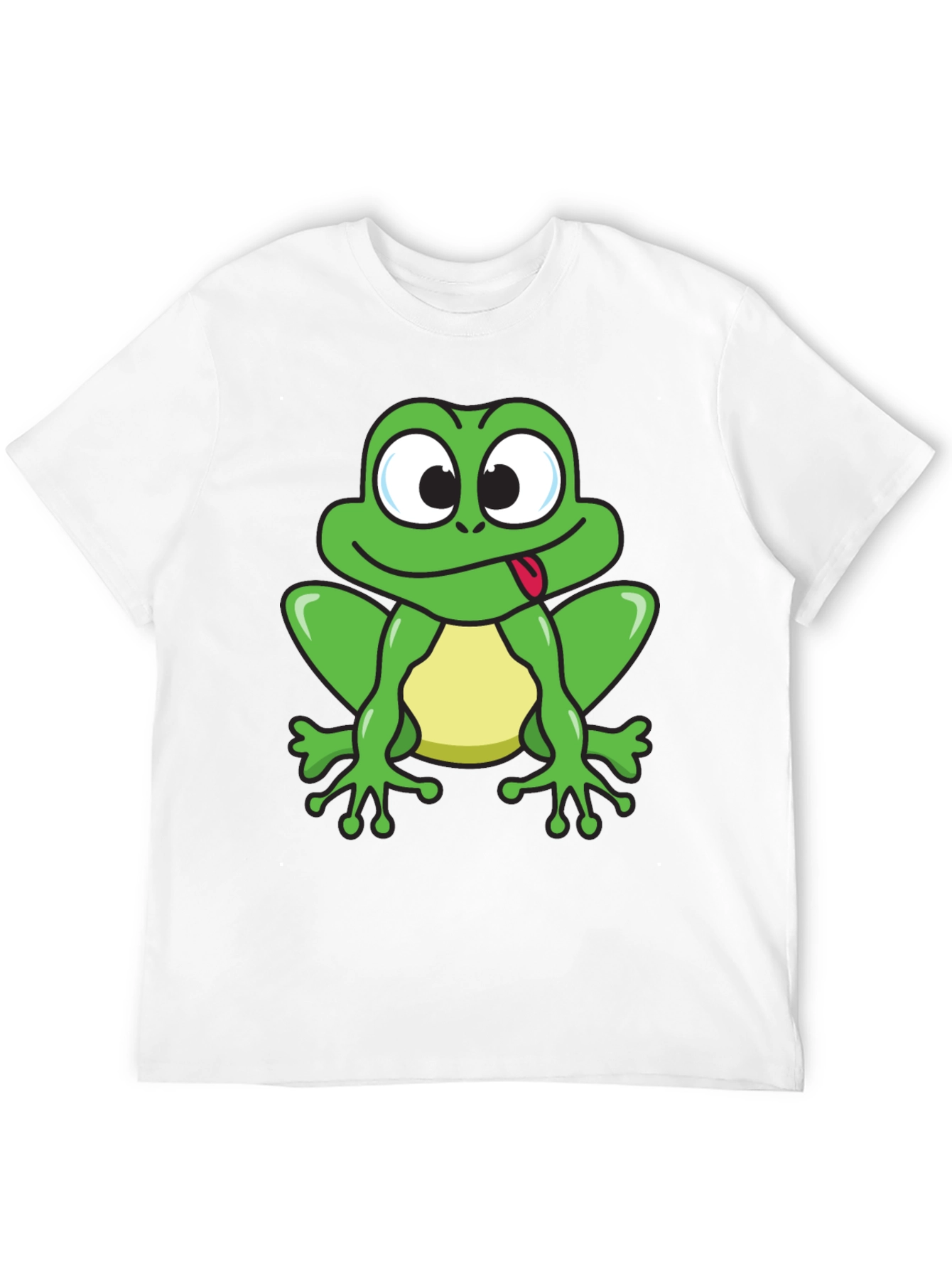 Funny Frog Tongue Out T-Shirt Mens Novelty Tee