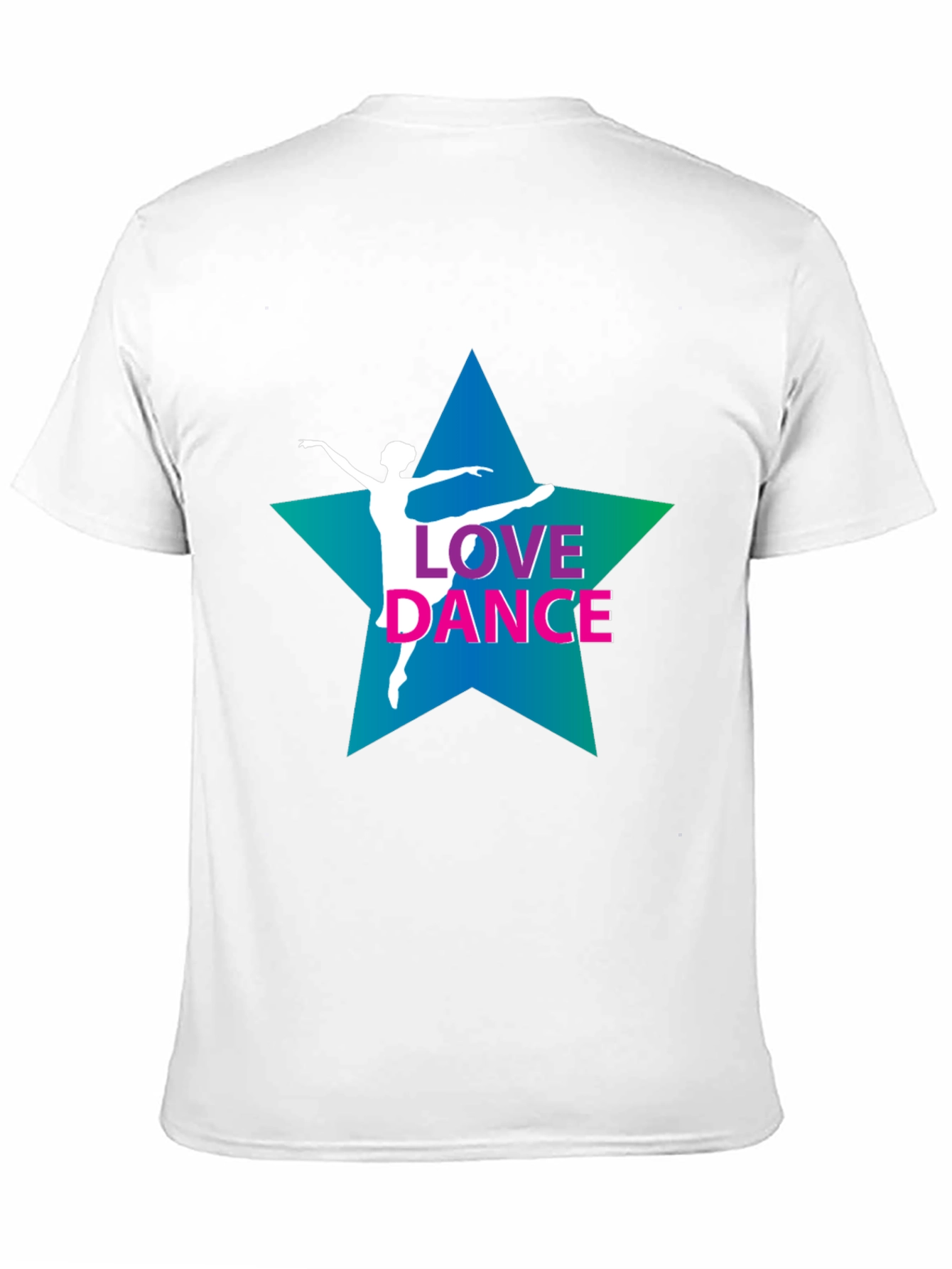 Love Dance Graphic Tee - Black Cotton T-Shirt