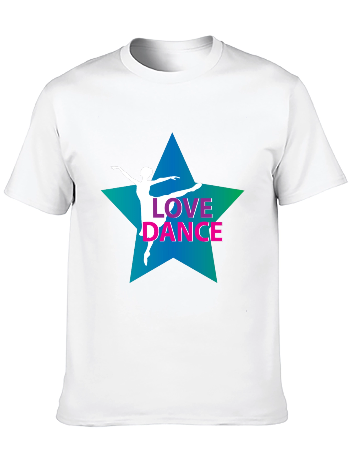 Love Dance Graphic Tee - Black Cotton T-Shirt