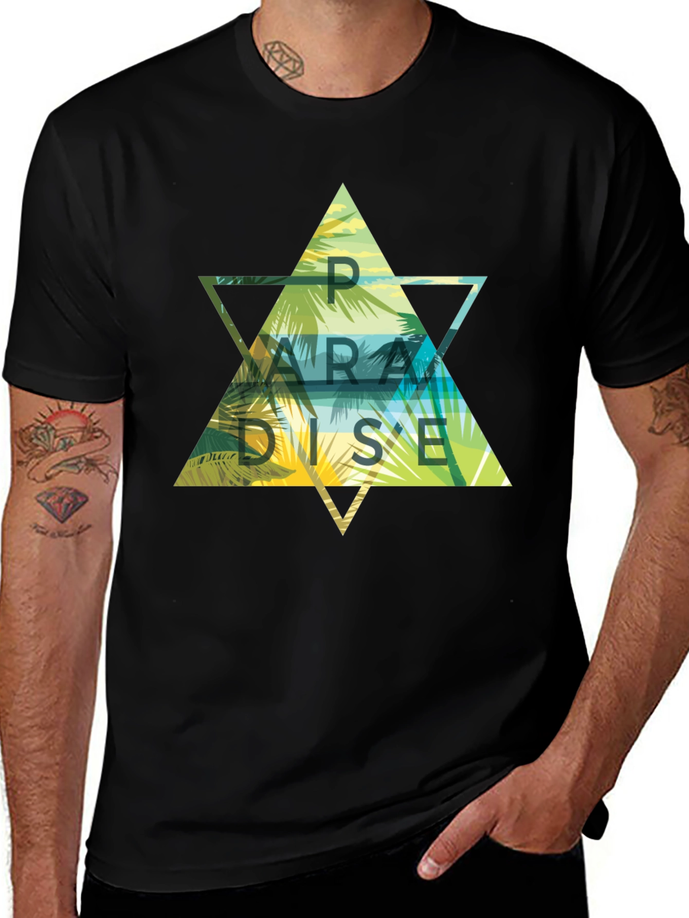 Paradise Graphic T-Shirt Tropical Summer Style