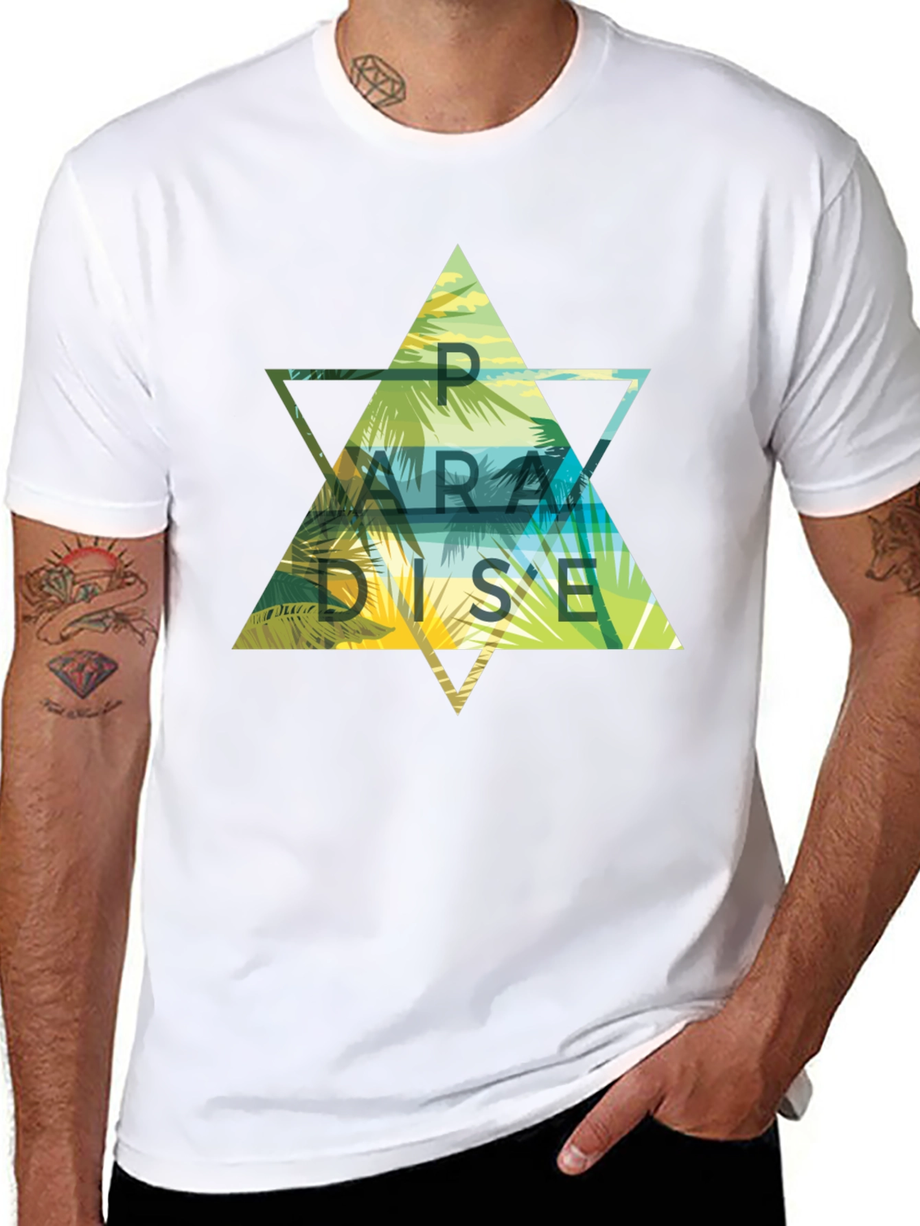 Paradise Graphic T-Shirt Tropical Summer Style