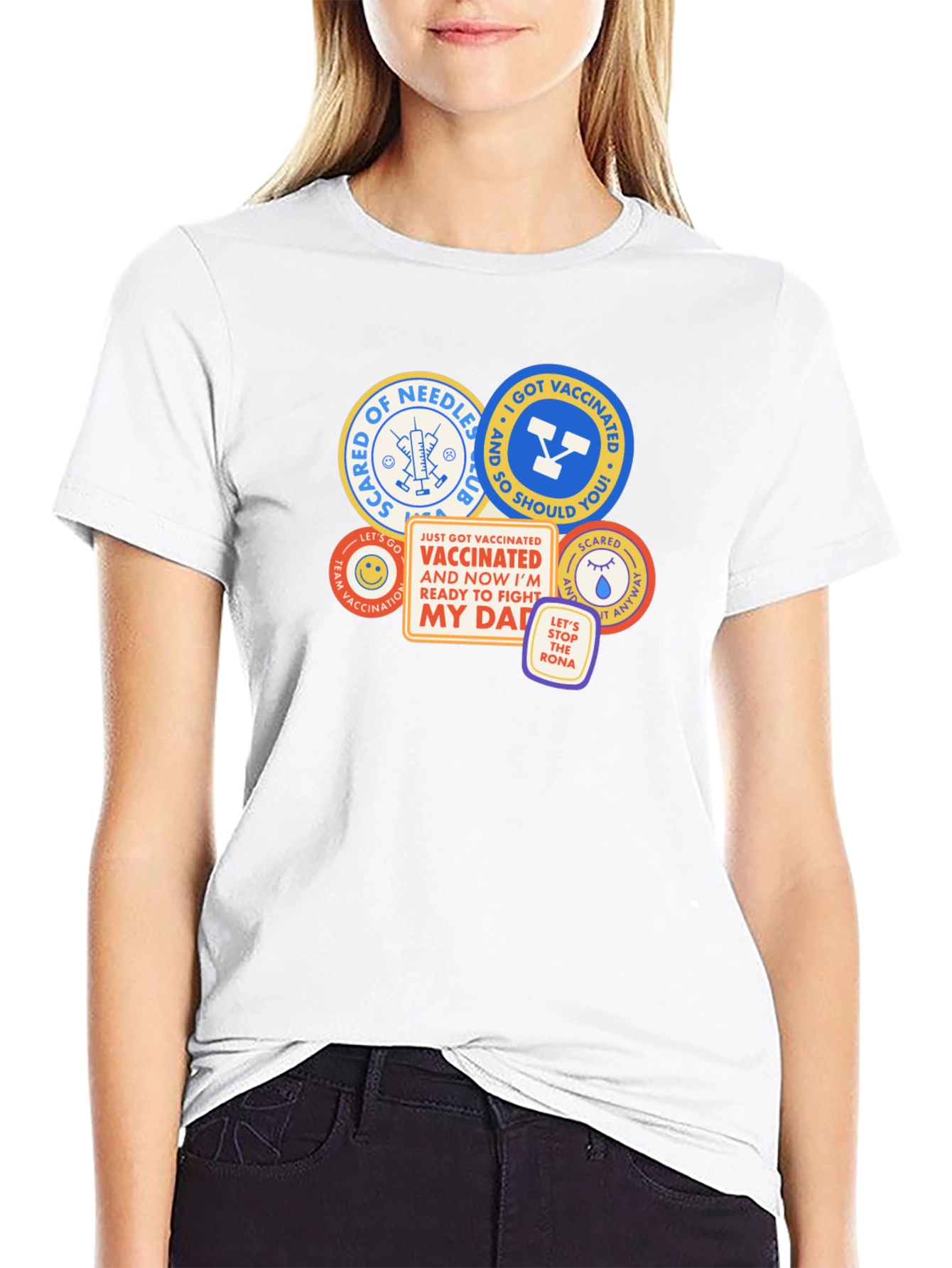 Vaccination Themed Graphic Tee