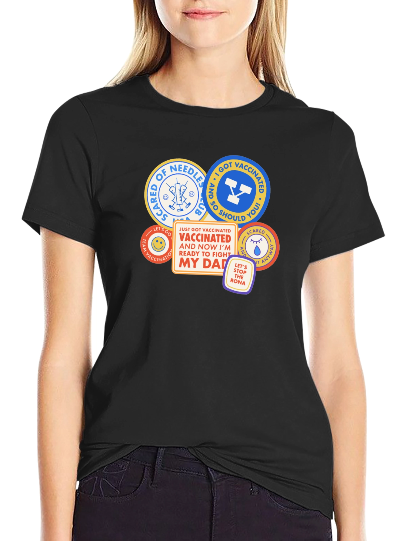 Vaccination Themed Graphic Tee