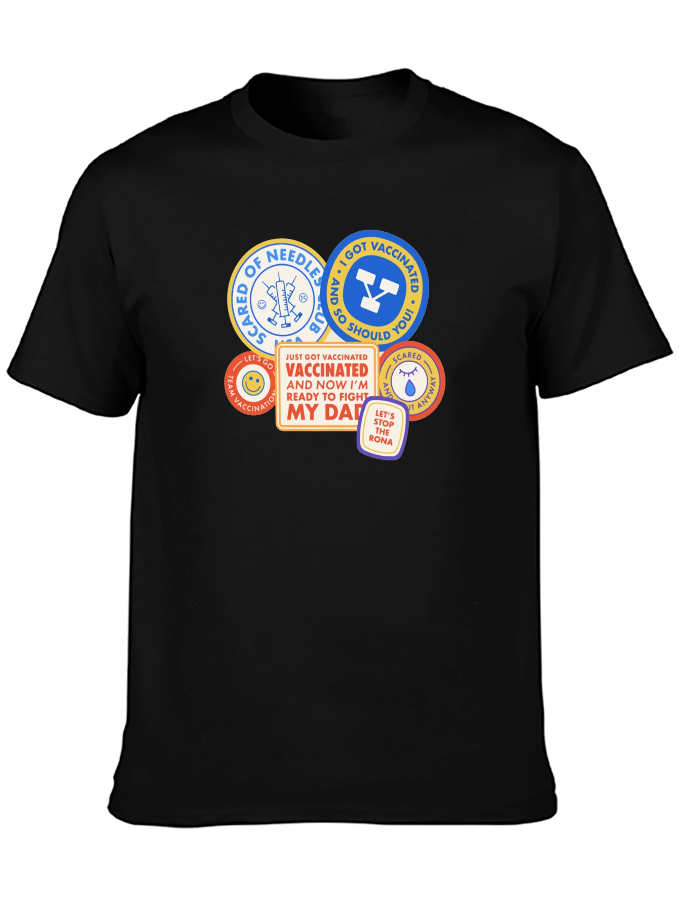 Vaccination Themed Graphic Tee