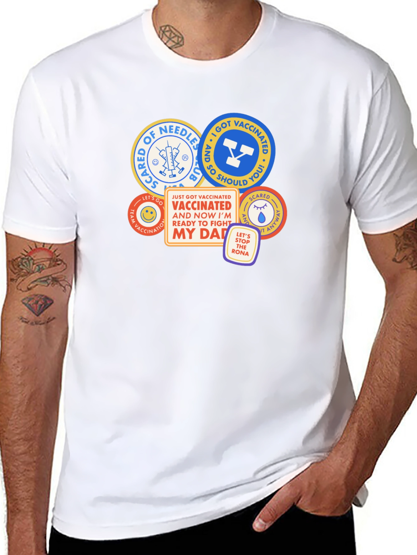 Vaccination Themed Graphic Tee