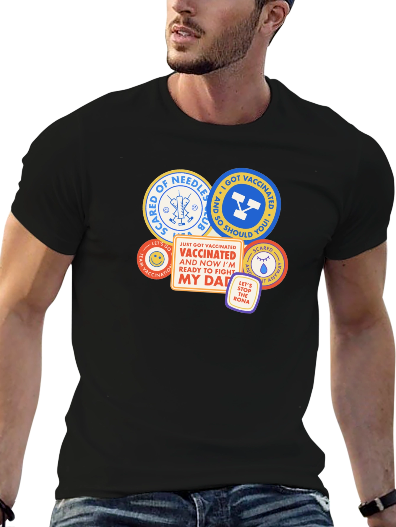 Vaccination Themed Graphic Tee