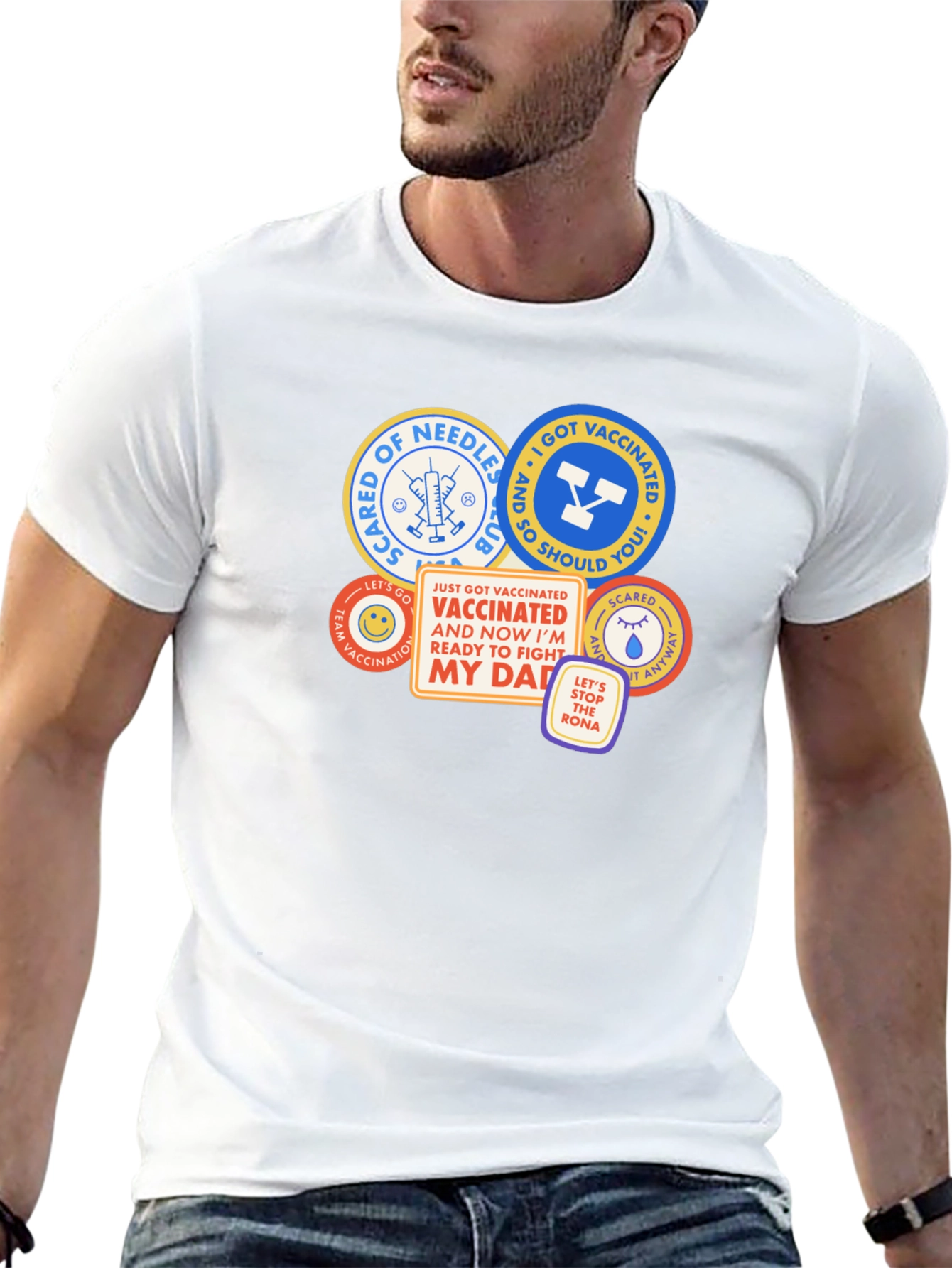 Vaccination Themed Graphic Tee