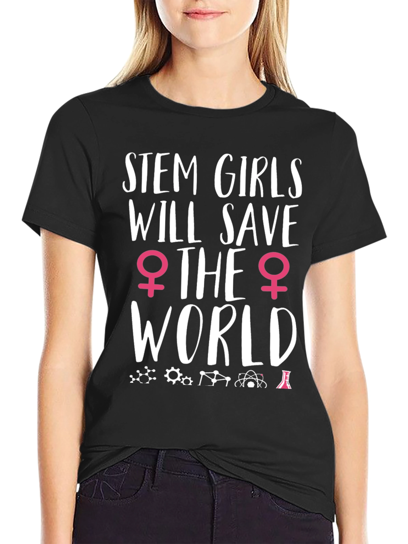 STEM Girls Will Save the World T-Shirt
