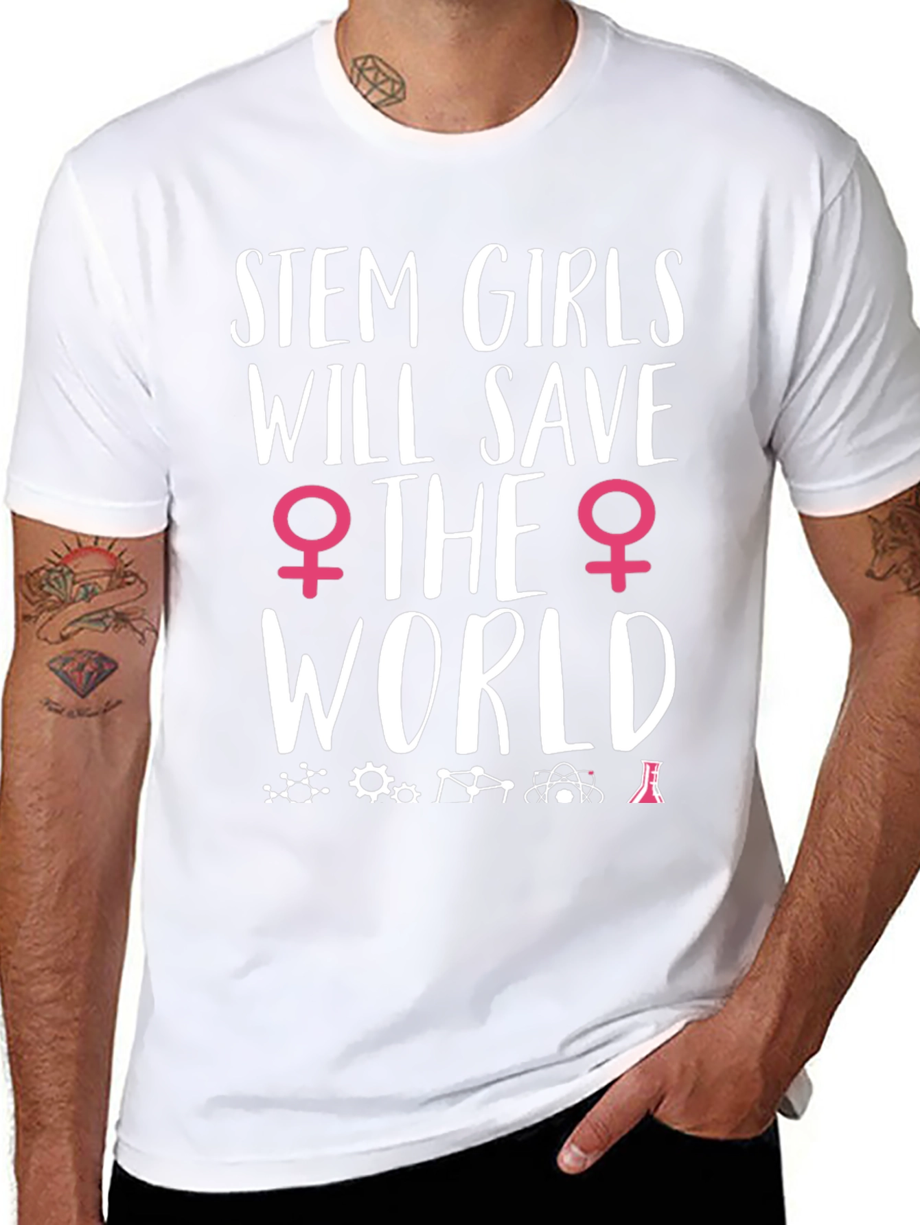 STEM Girls Will Save the World T-Shirt