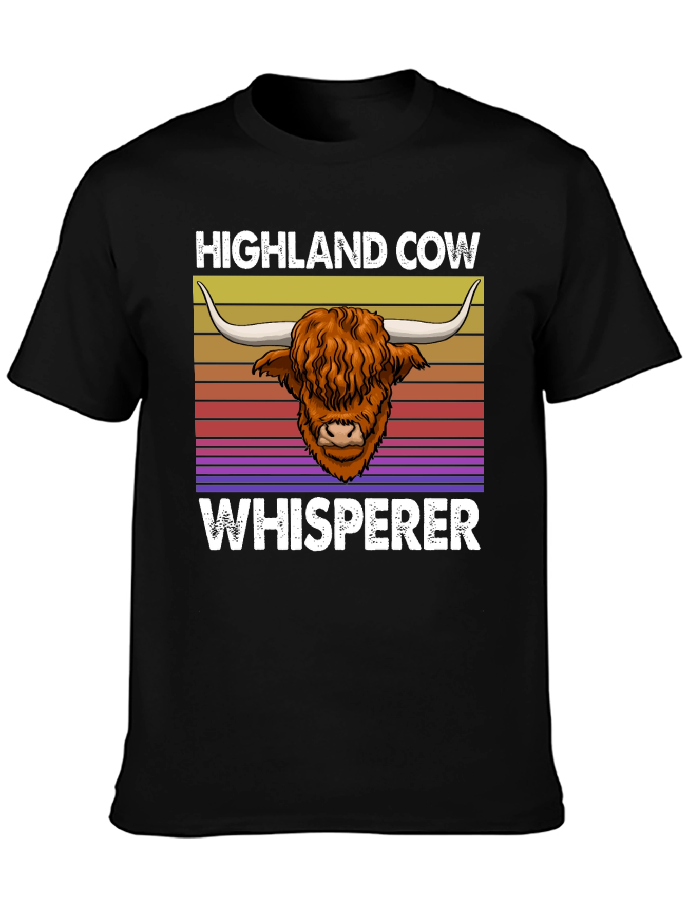 Highland Cow Whisperer T-Shirt - Unique Animal Lover Tee