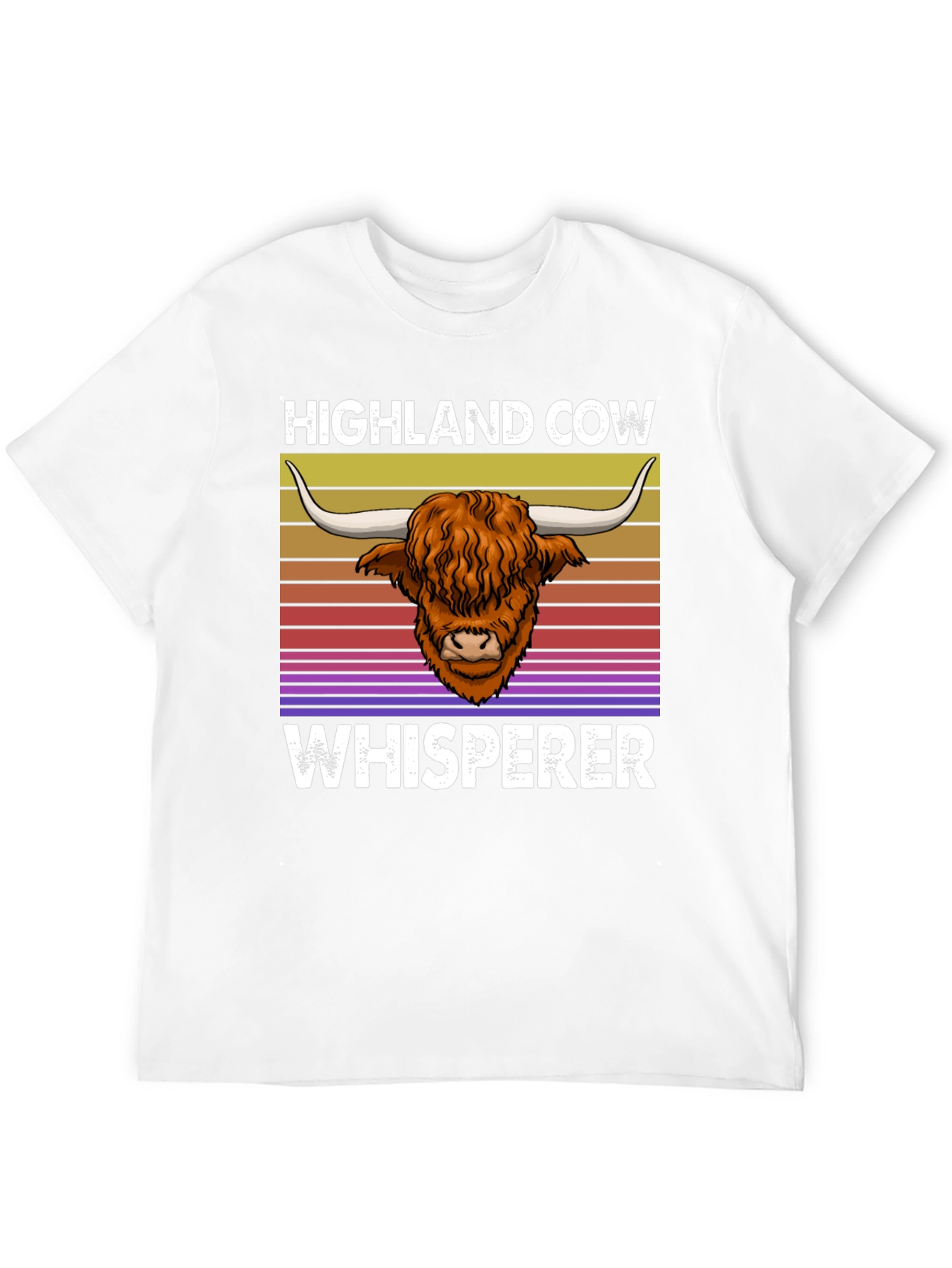 Highland Cow Whisperer T-Shirt - Unique Animal Lover Tee