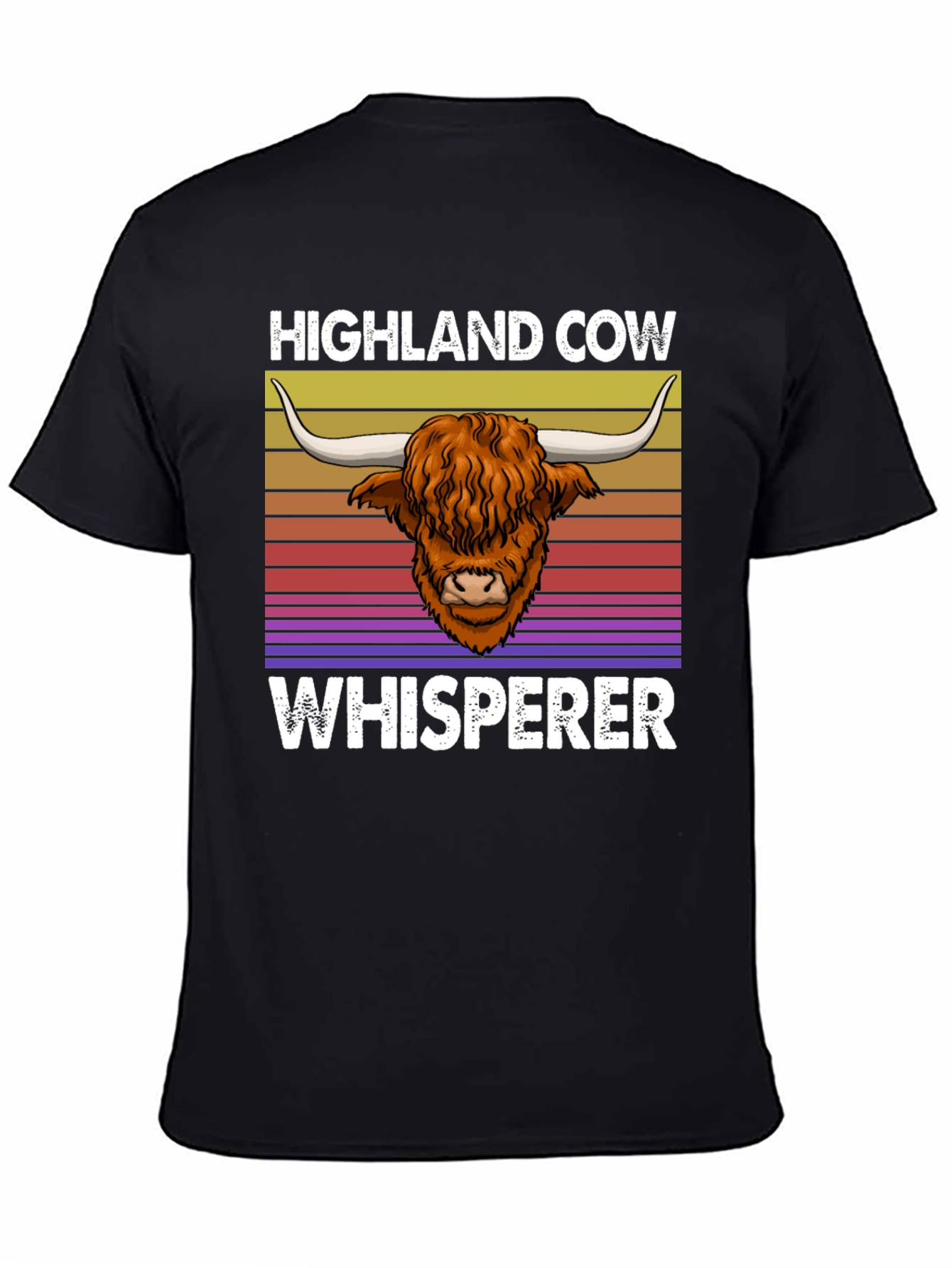 Highland Cow Whisperer T-Shirt - Unique Animal Lover Tee